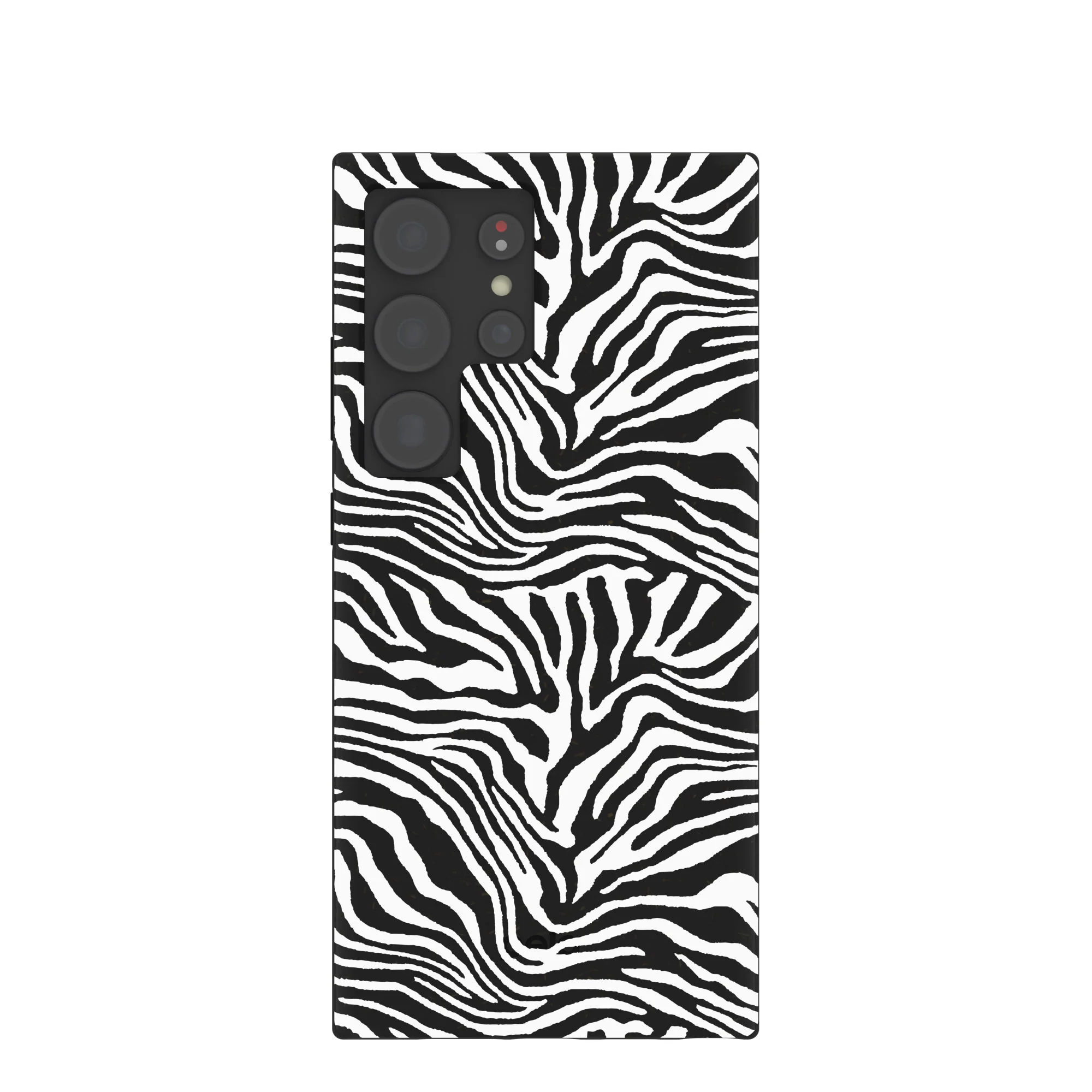 Black Zebra Lines Samsung Galaxy S24 Ultra Case