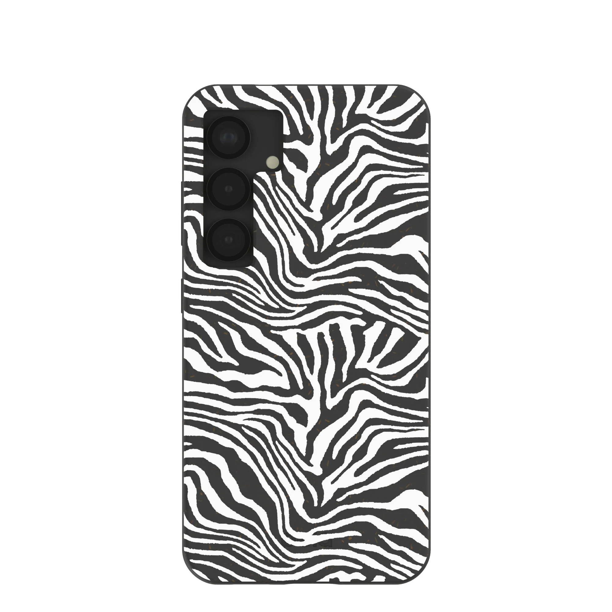 Black Zebra Lines Samsung Galaxy S25 Case
