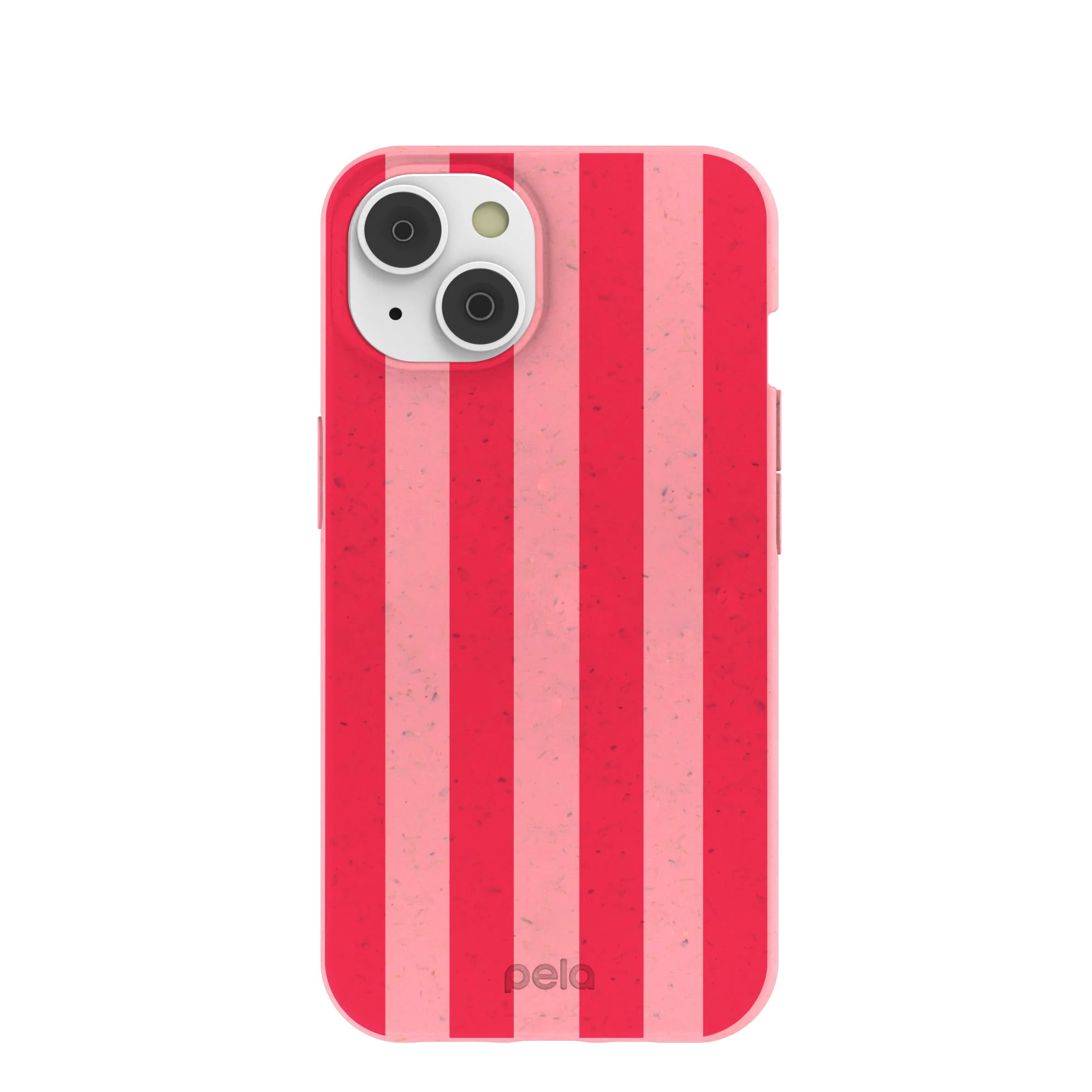 Bubblegum Pink Big Pink Stripes iPhone 14 Case