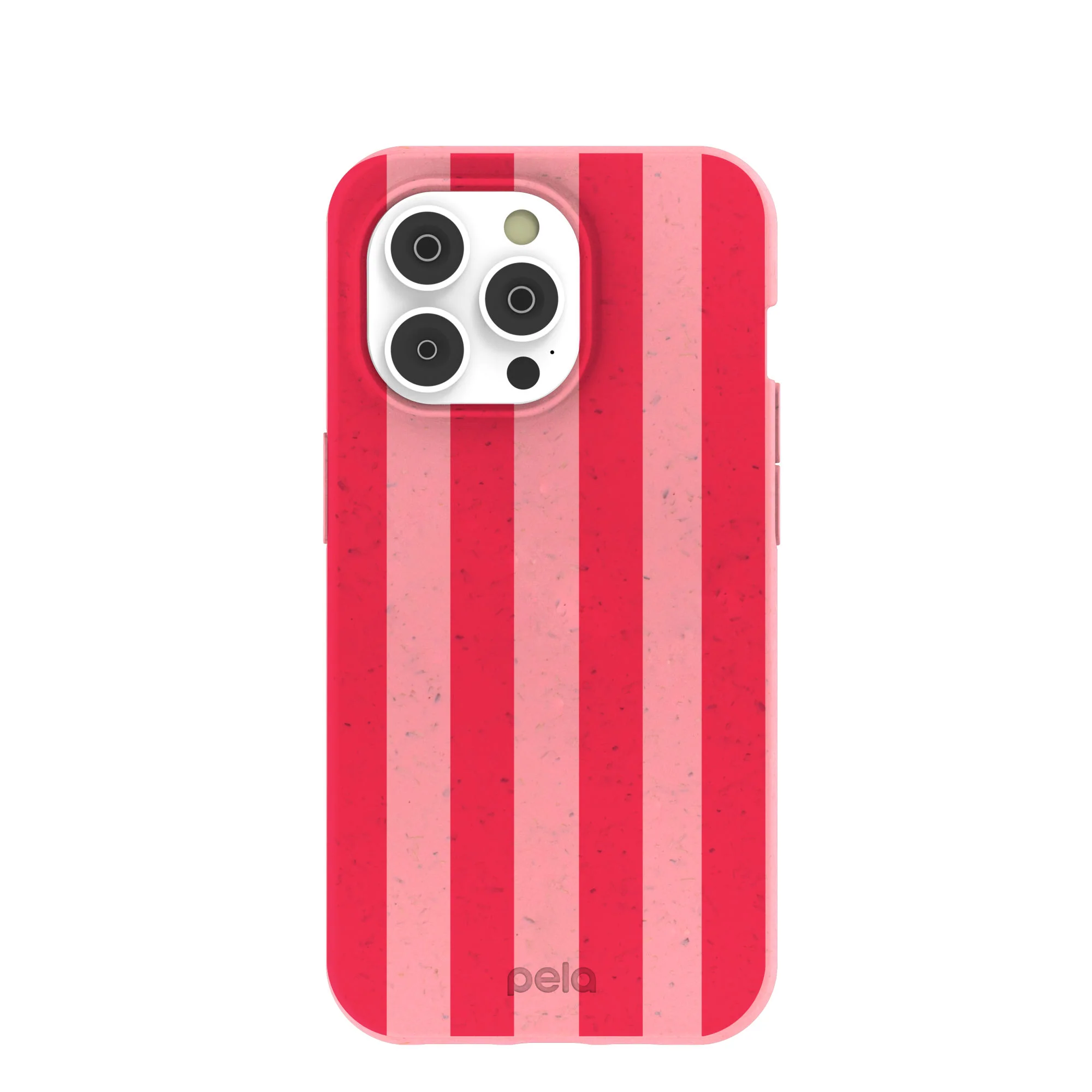 Bubblegum Pink Big Pink Stripes iPhone 14 Pro Case