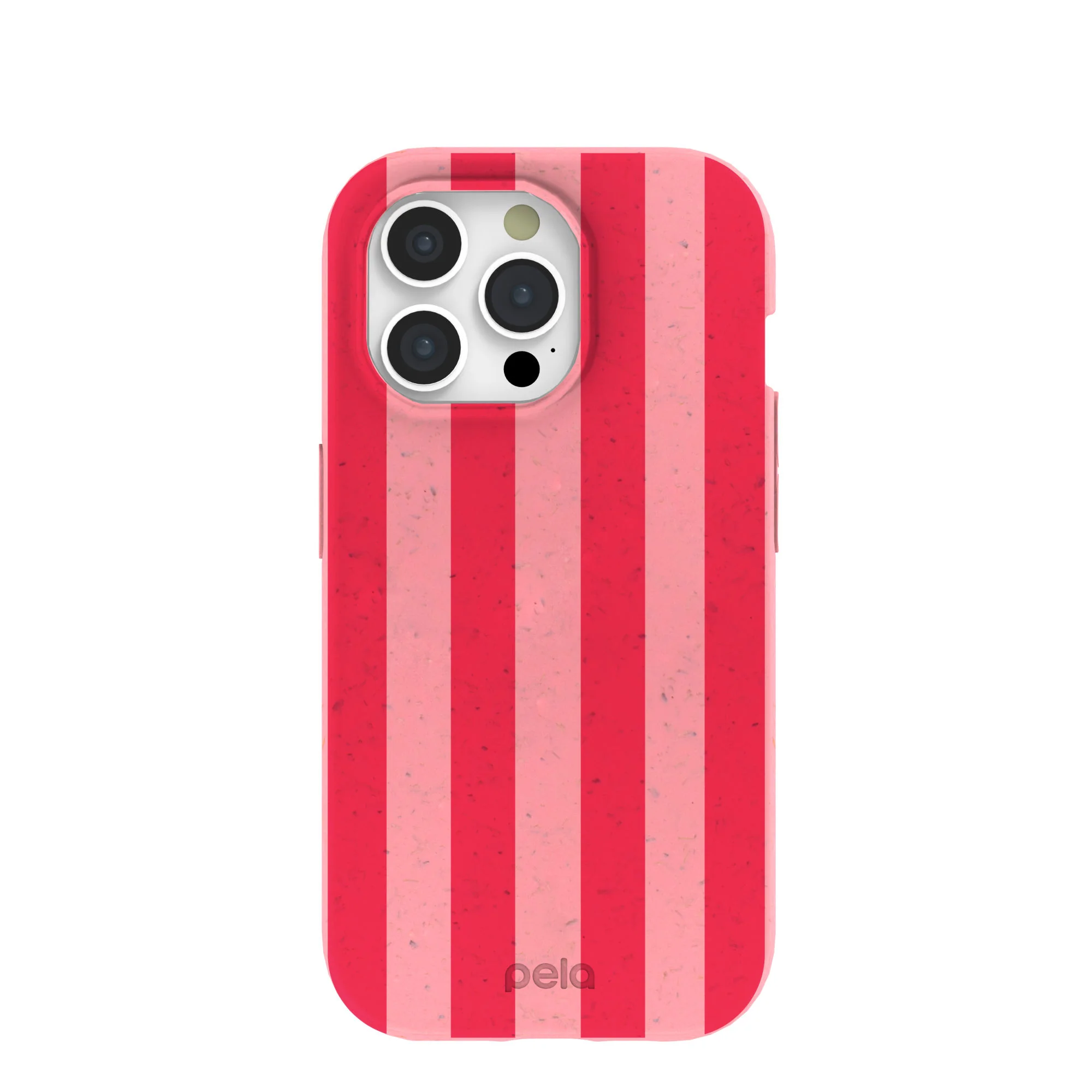 Bubblegum Pink Big Pink Stripes iPhone 15 Pro Case