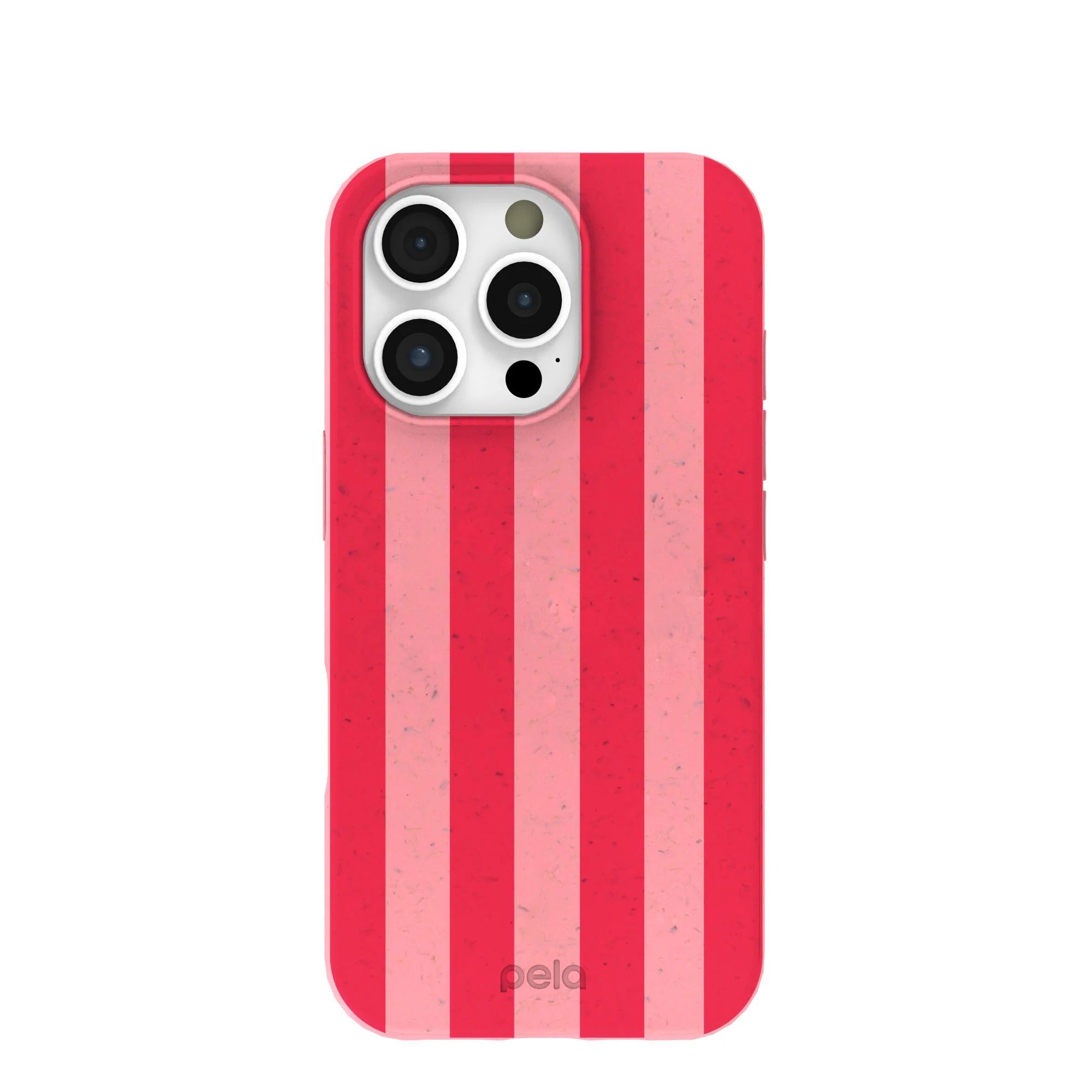 Bubblegum Pink Big Pink Stripes iPhone 16 Pro Case
