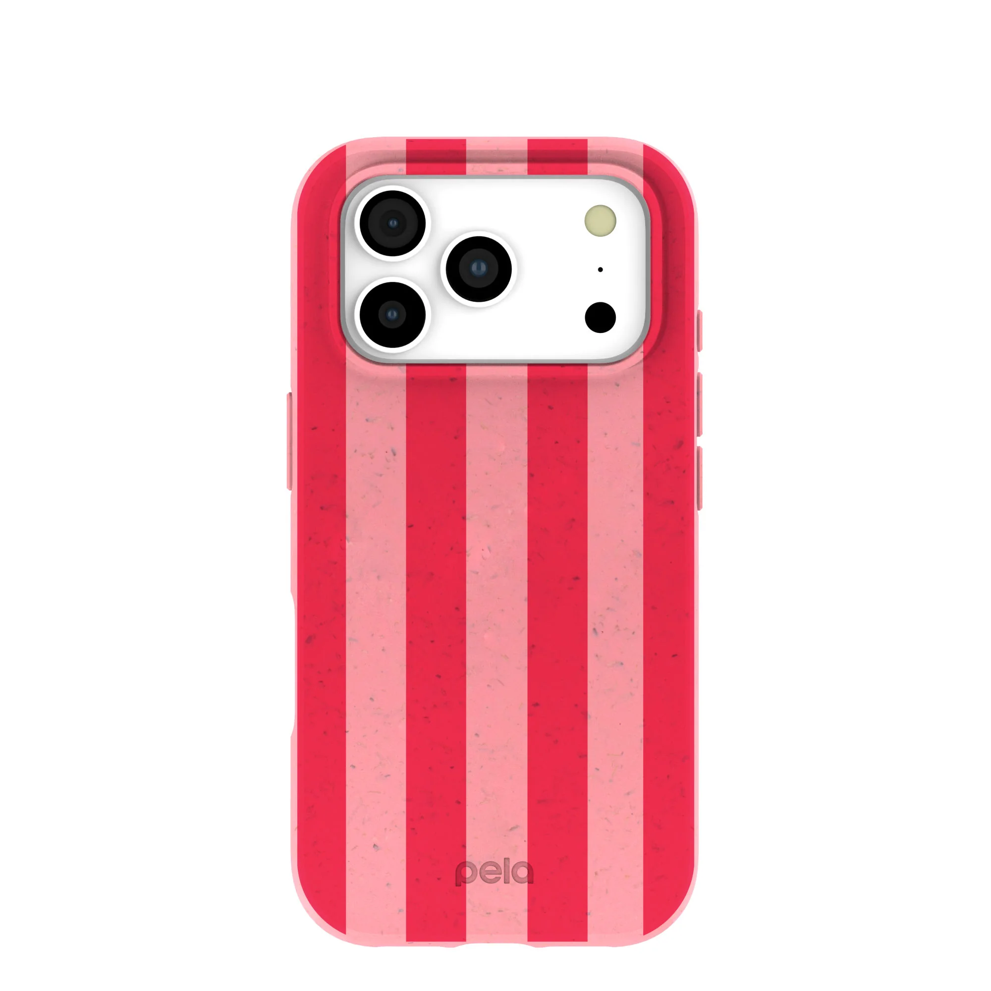Bubblegum Pink Big Pink Stripes iPhone 17 Pro Case