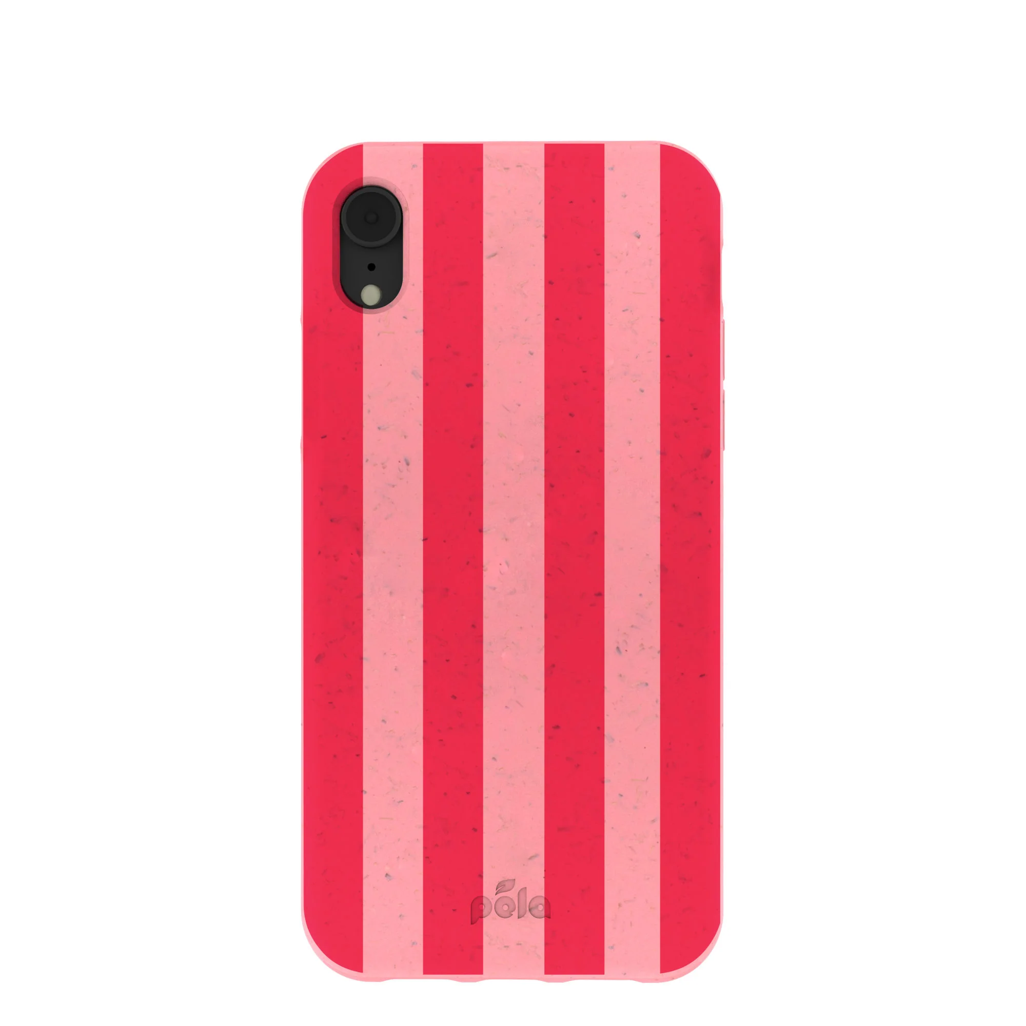 Bubblegum Pink Big Pink Stripes iPhone XR Case