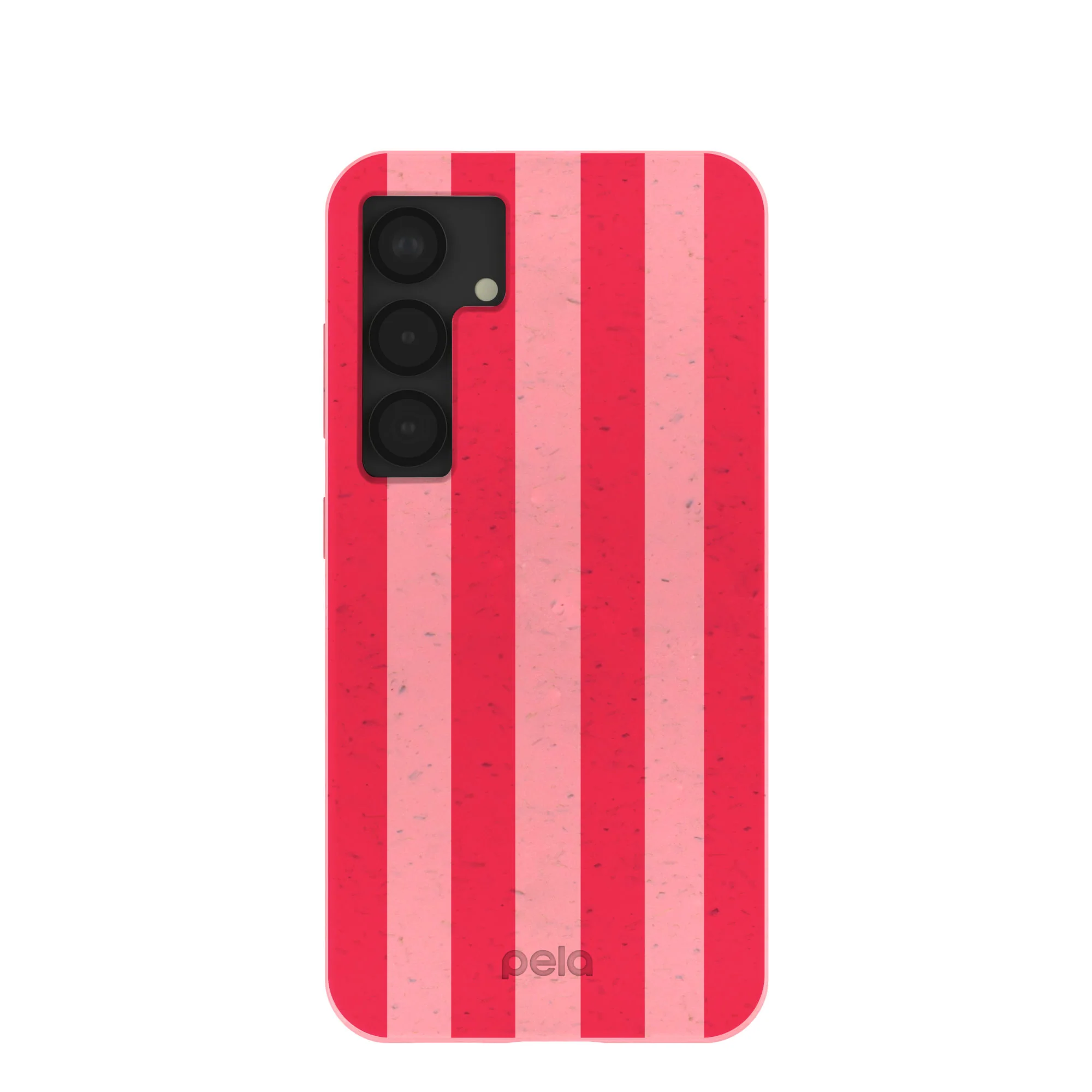 Bubblegum Pink Big Pink Stripes Samsung Galaxy S25 Case