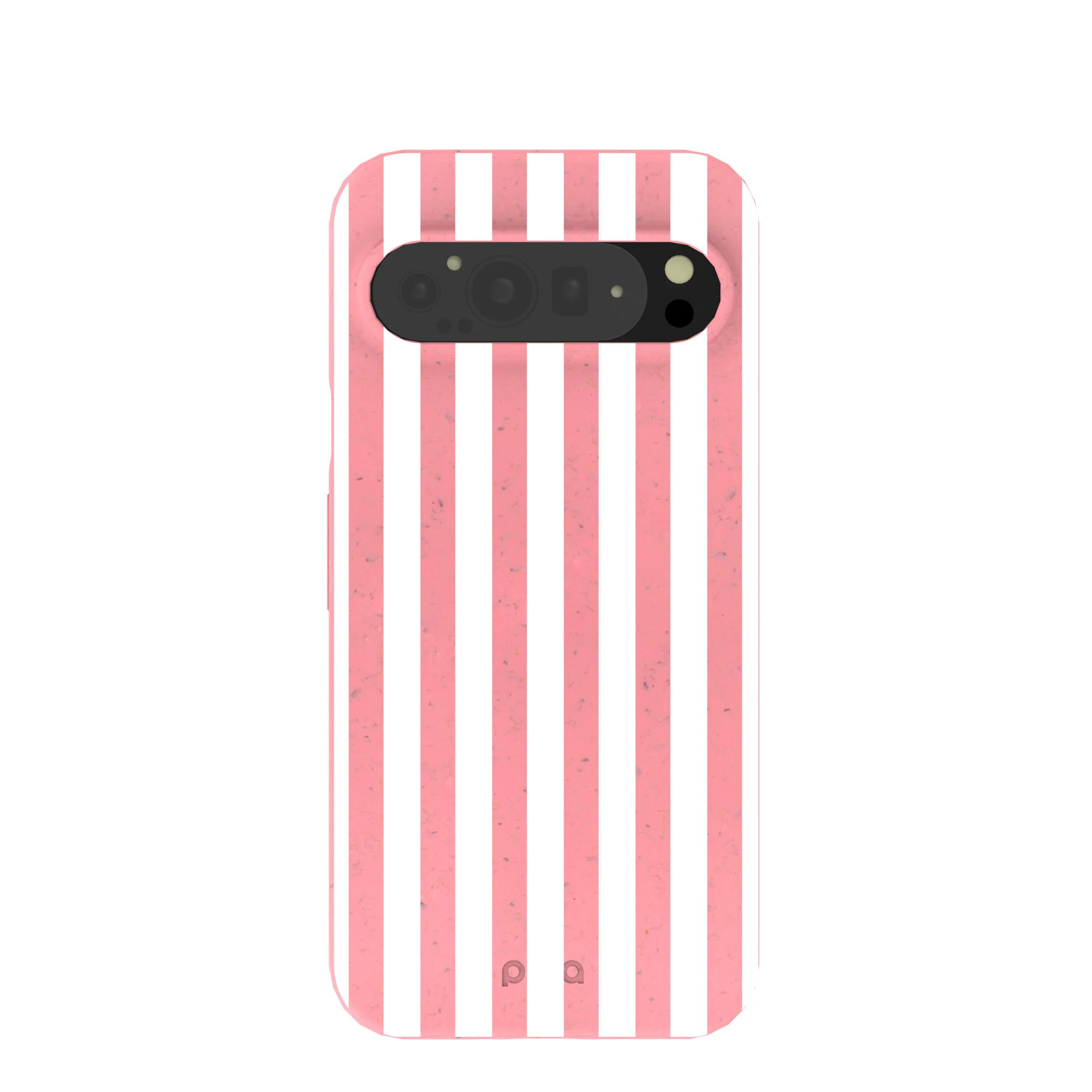 Bubblegum Pink Blush White Stripes Google Pixel 9 Pro XL Case