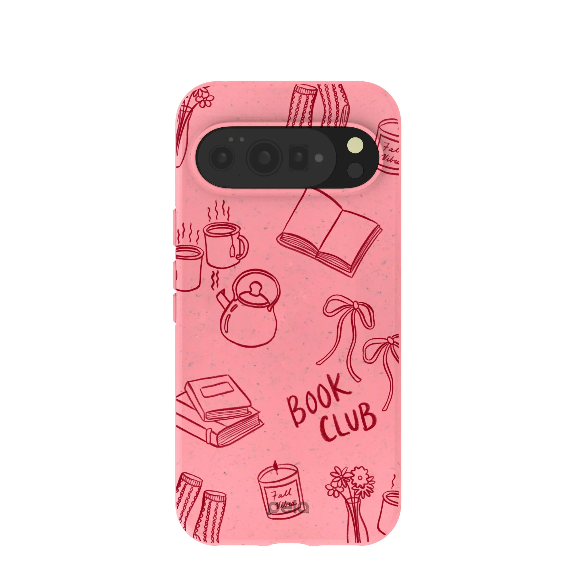Bubblegum Pink Book Club Google Pixel 10 Pro XL Case