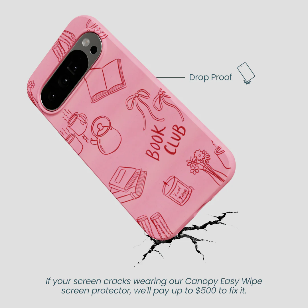 Bubblegum Pink Book Club Google Pixel 10 Pro XL Case - Image 5
