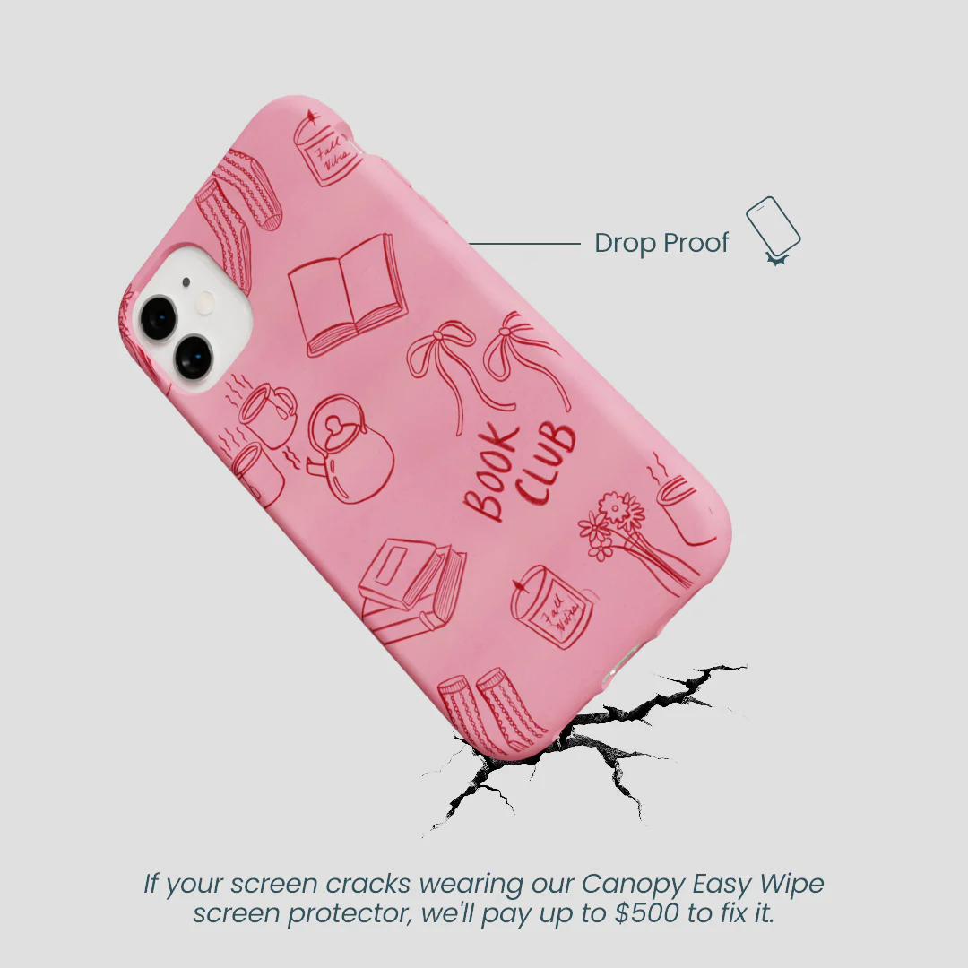 Bubblegum Pink Book Club iPhone 11 Case - Image 5