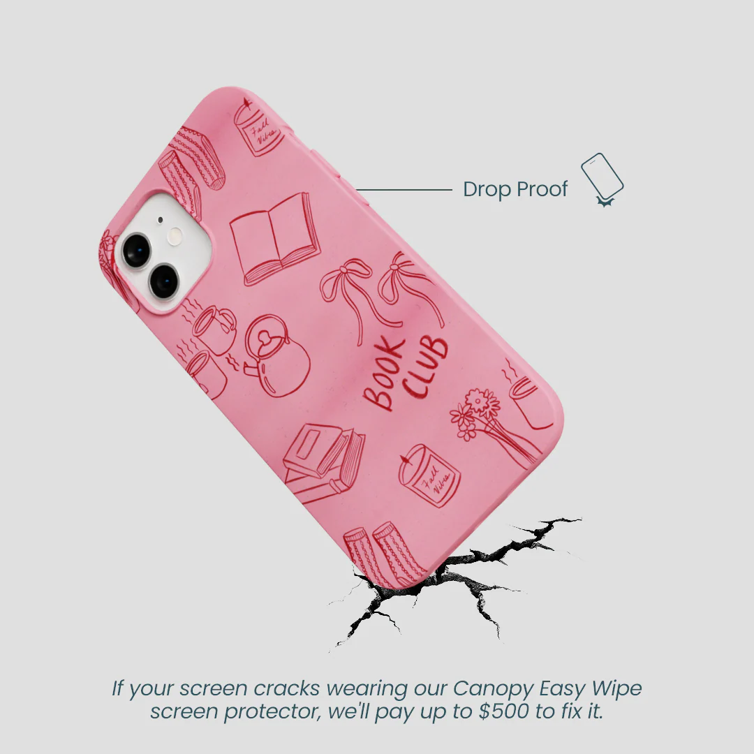 Bubblegum Pink Book Club iPhone 12/ iPhone 12 Pro Case - Image 5