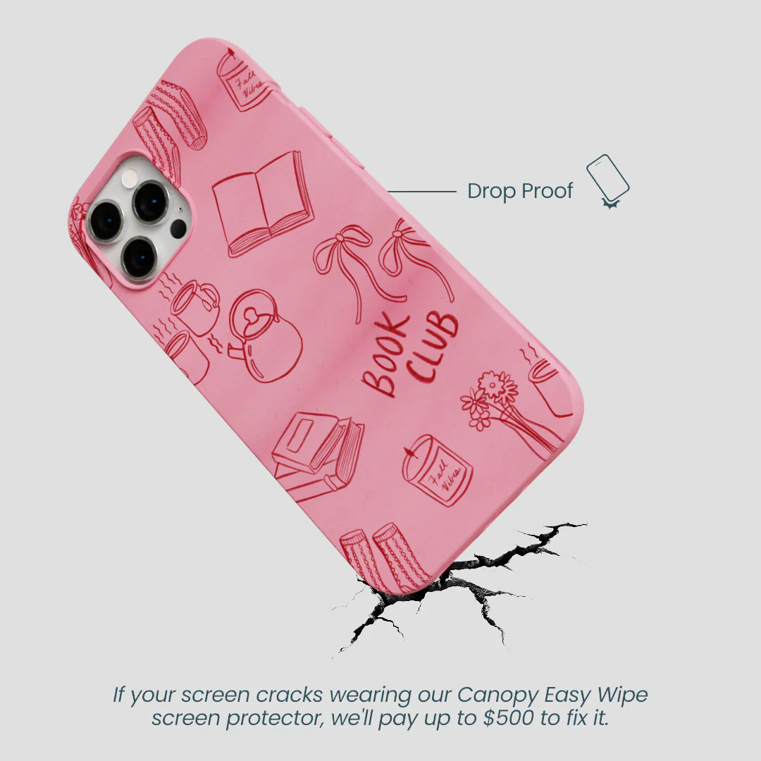 Bubblegum Pink Book Club iPhone 12 Pro Max Case - Image 5