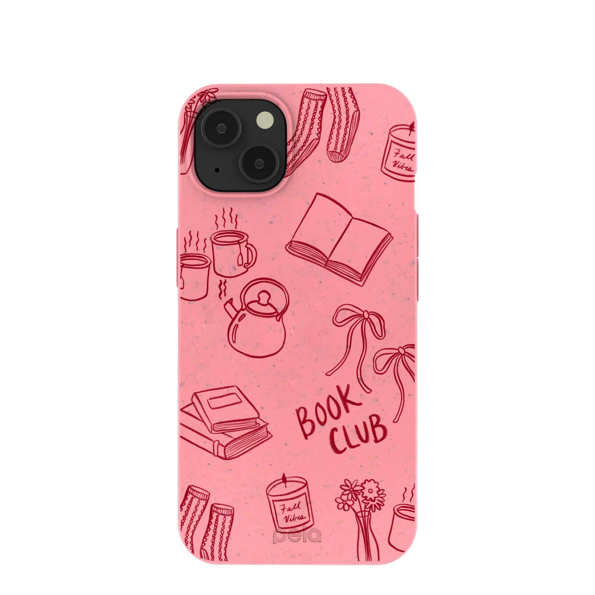 Bubblegum Pink Book Club iPhone 13 Case