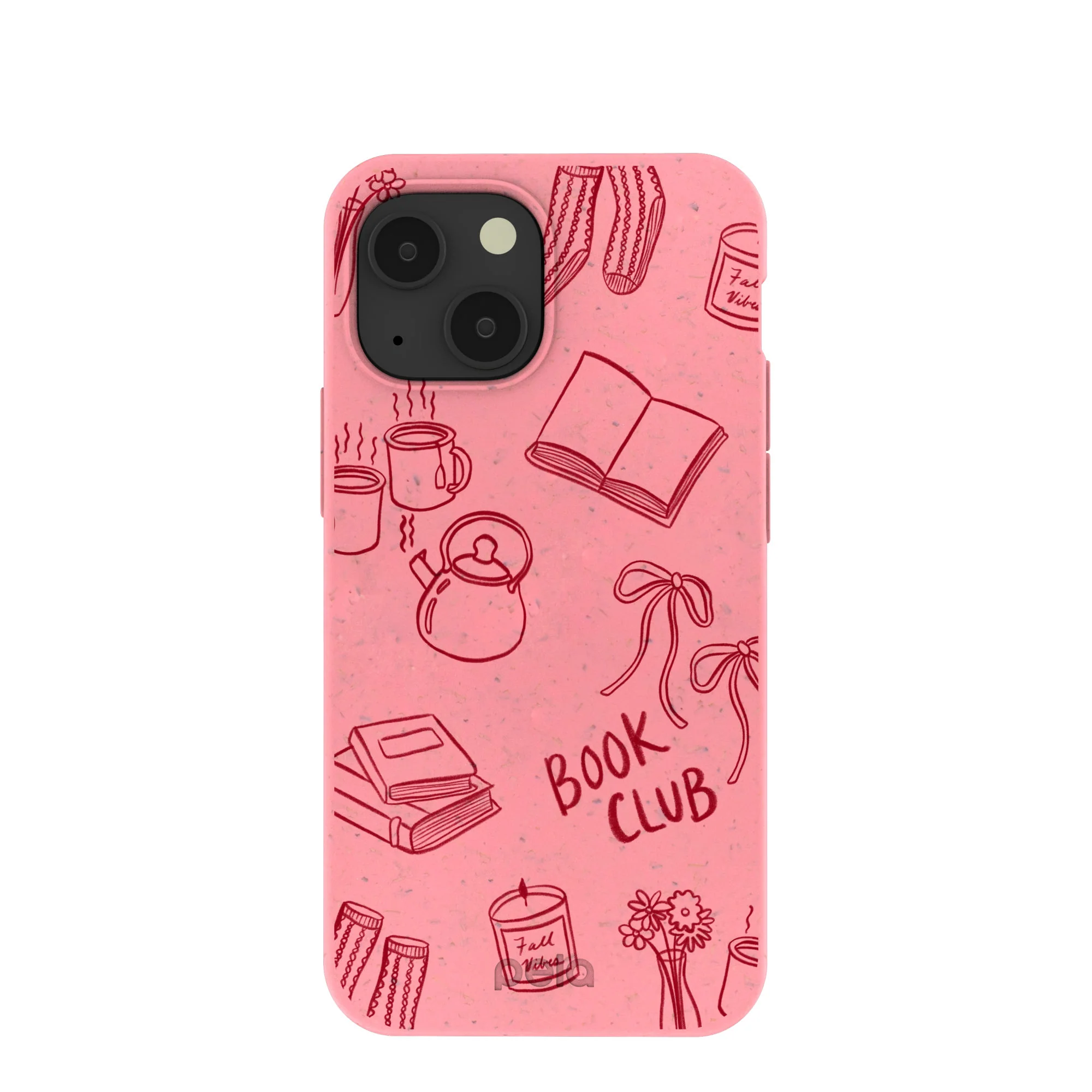 Bubblegum Pink Book Club iPhone 13 Mini Case