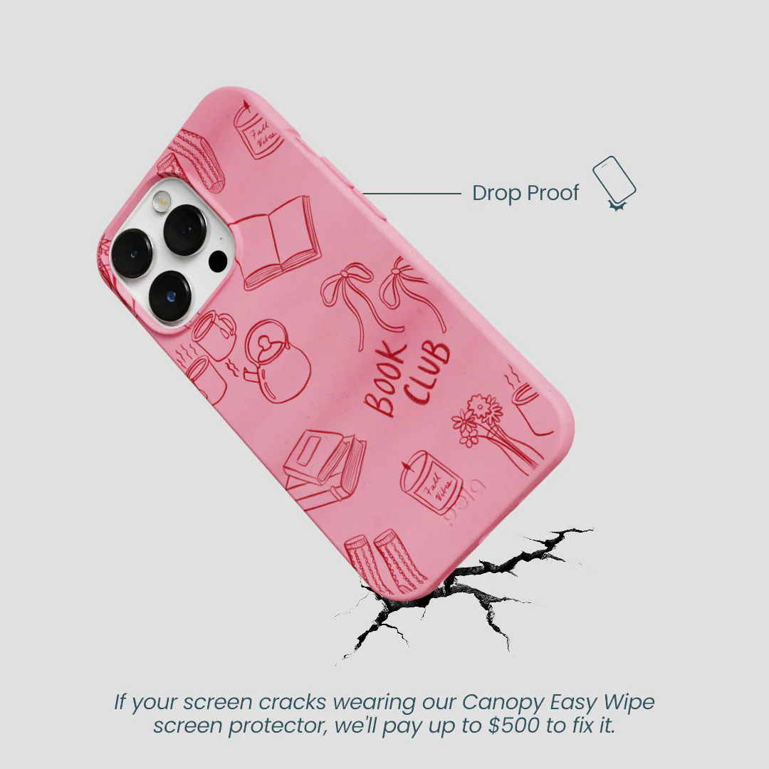 Bubblegum Pink Book Club iPhone 13 Pro Case - Image 5