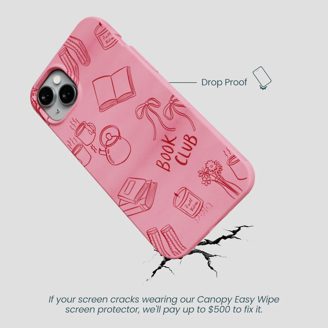 Bubblegum Pink Book Club iPhone 15 Plus Case - Image 5