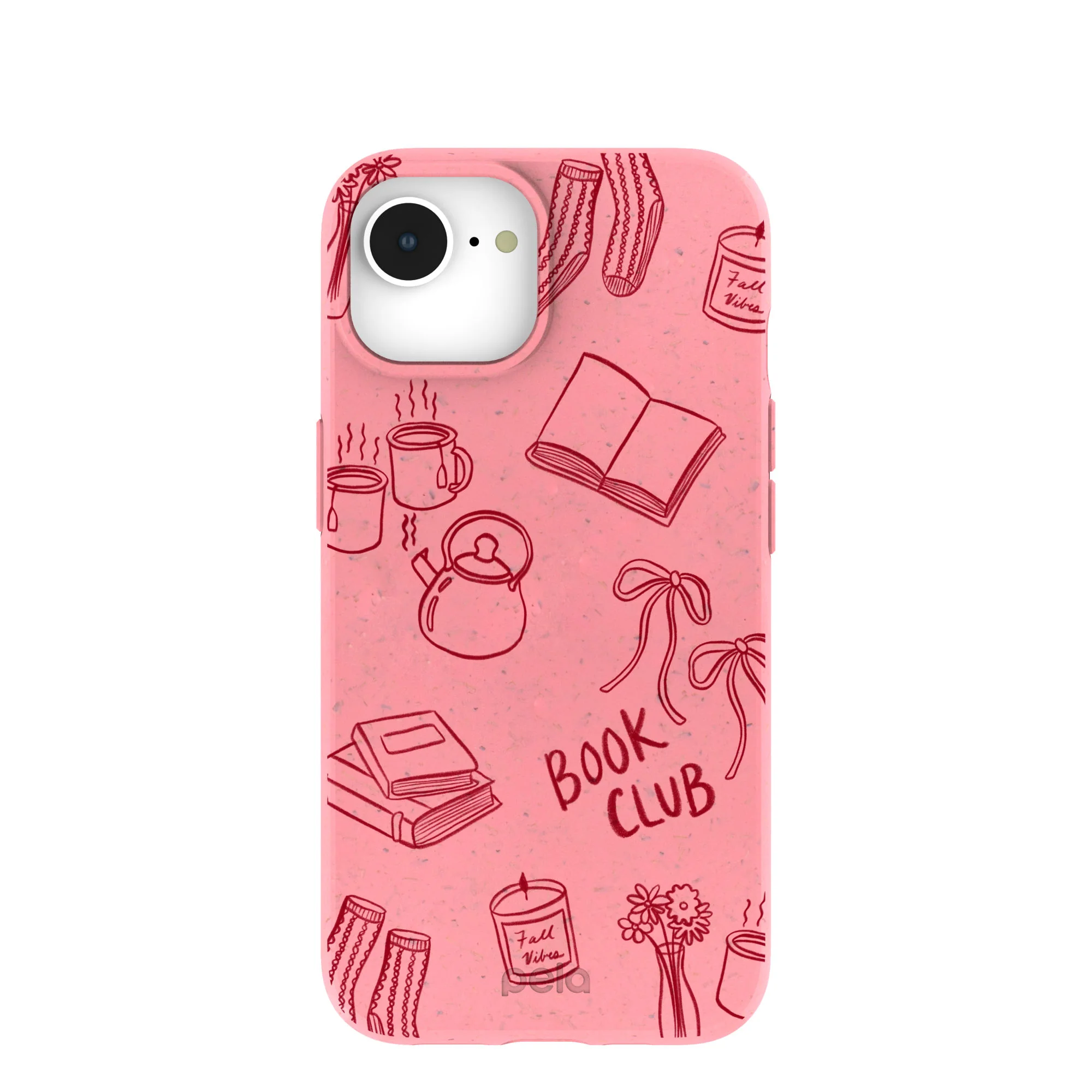Bubblegum Pink Book Club iPhone 16e/17e Case