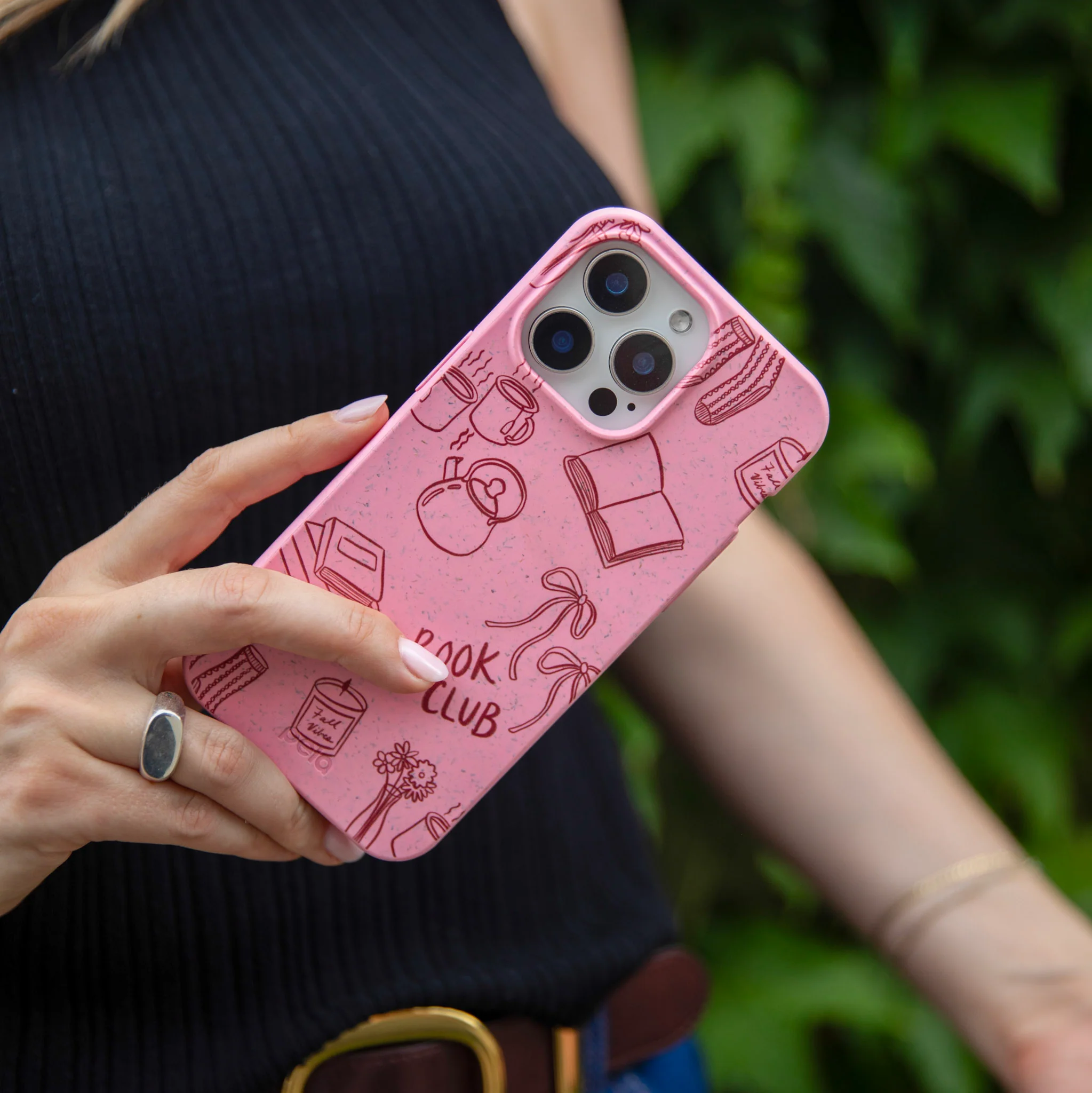 Bubblegum Pink Book Club iPhone Air Case - Image 10