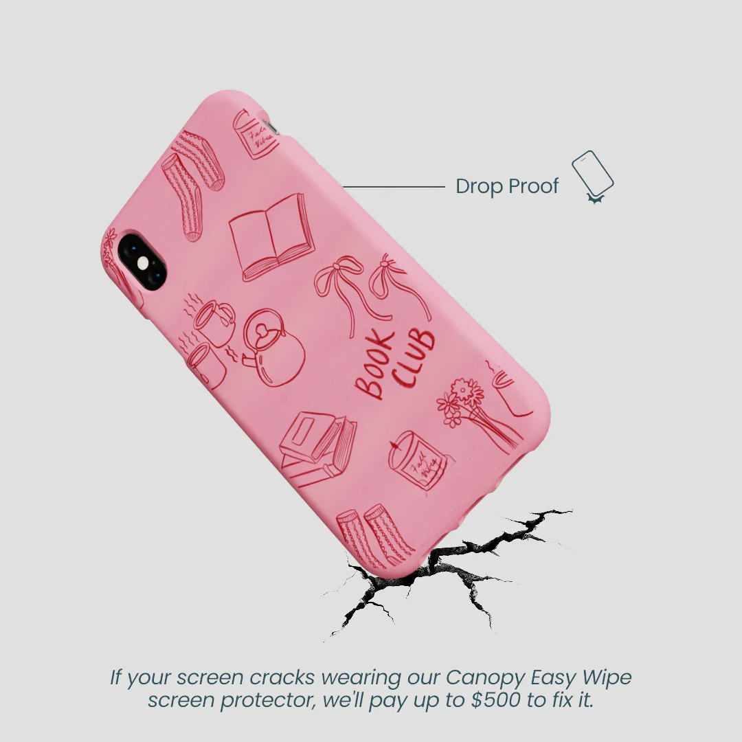 Bubblegum Pink Book Club iPhone XR Case - Image 5
