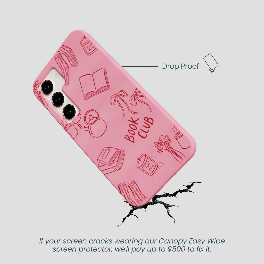 Bubblegum Pink Book Club Samsung Galaxy S23 Case - Image 5