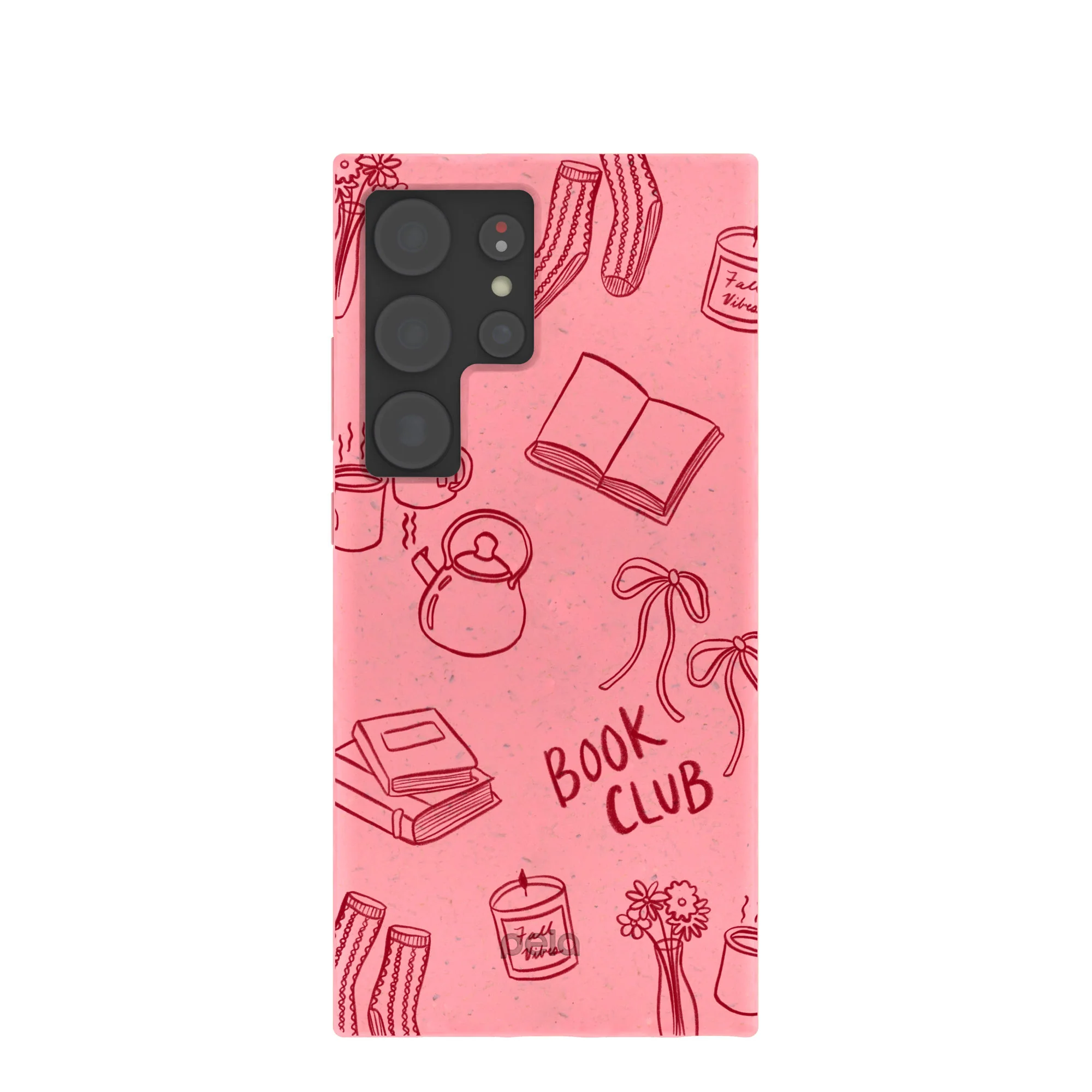 Bubblegum Pink Book Club Samsung Galaxy S24 Ultra Case