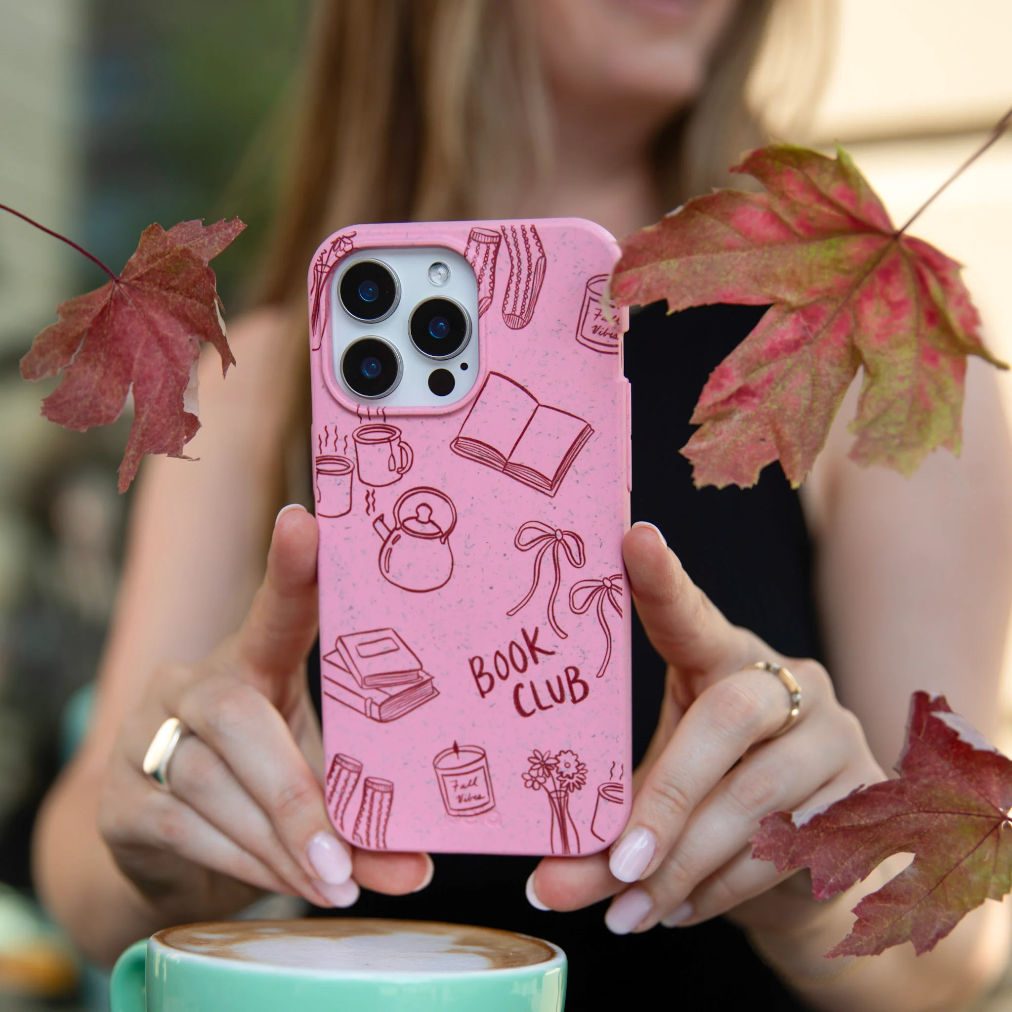 Bubblegum Pink Book Club Samsung Galaxy S26 Case - Image 2