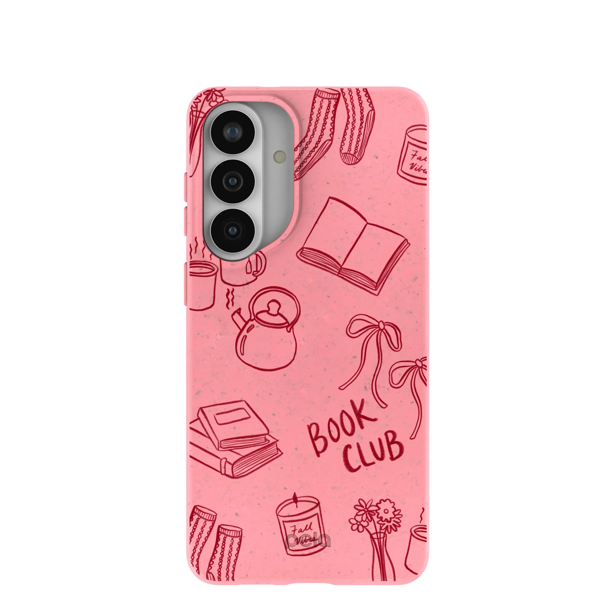 Bubblegum Pink Book Club Samsung Galaxy S26+(Plus) Case