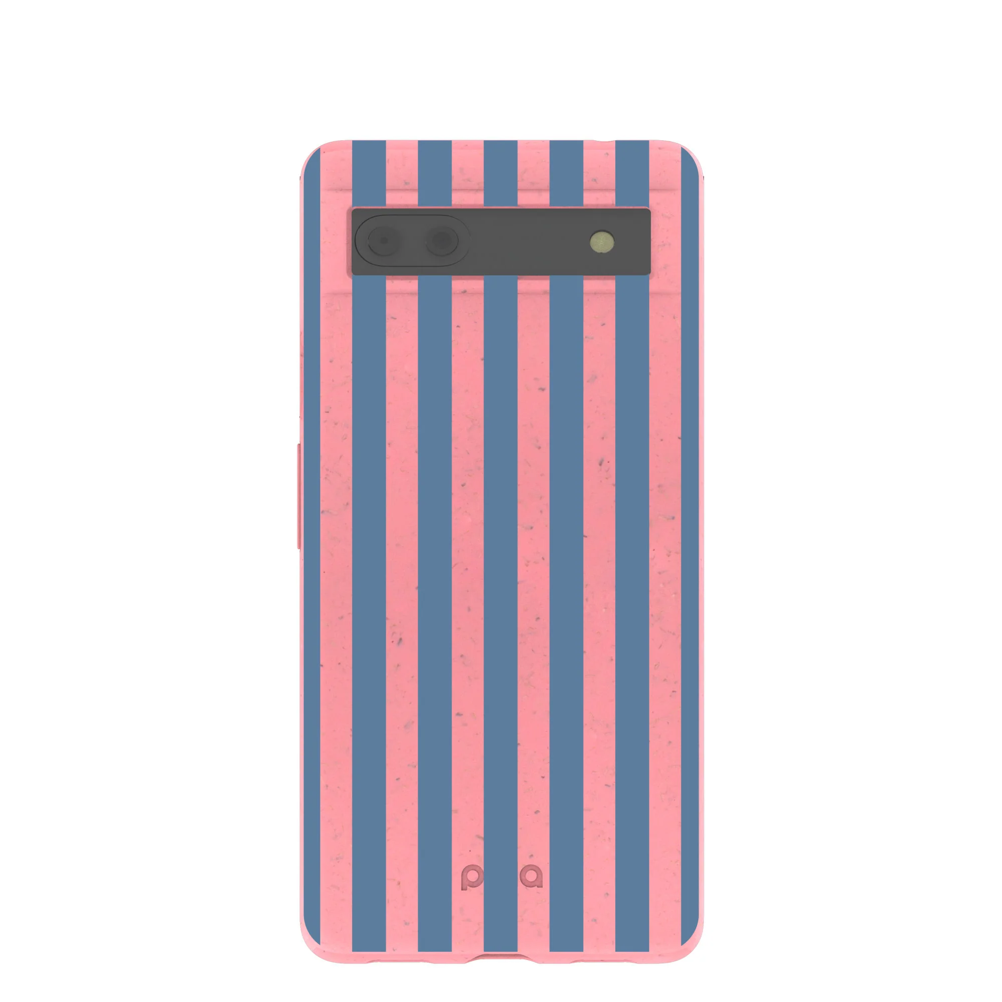 Bubblegum Pink Candy Blue Stripes Google Pixel 6a Case