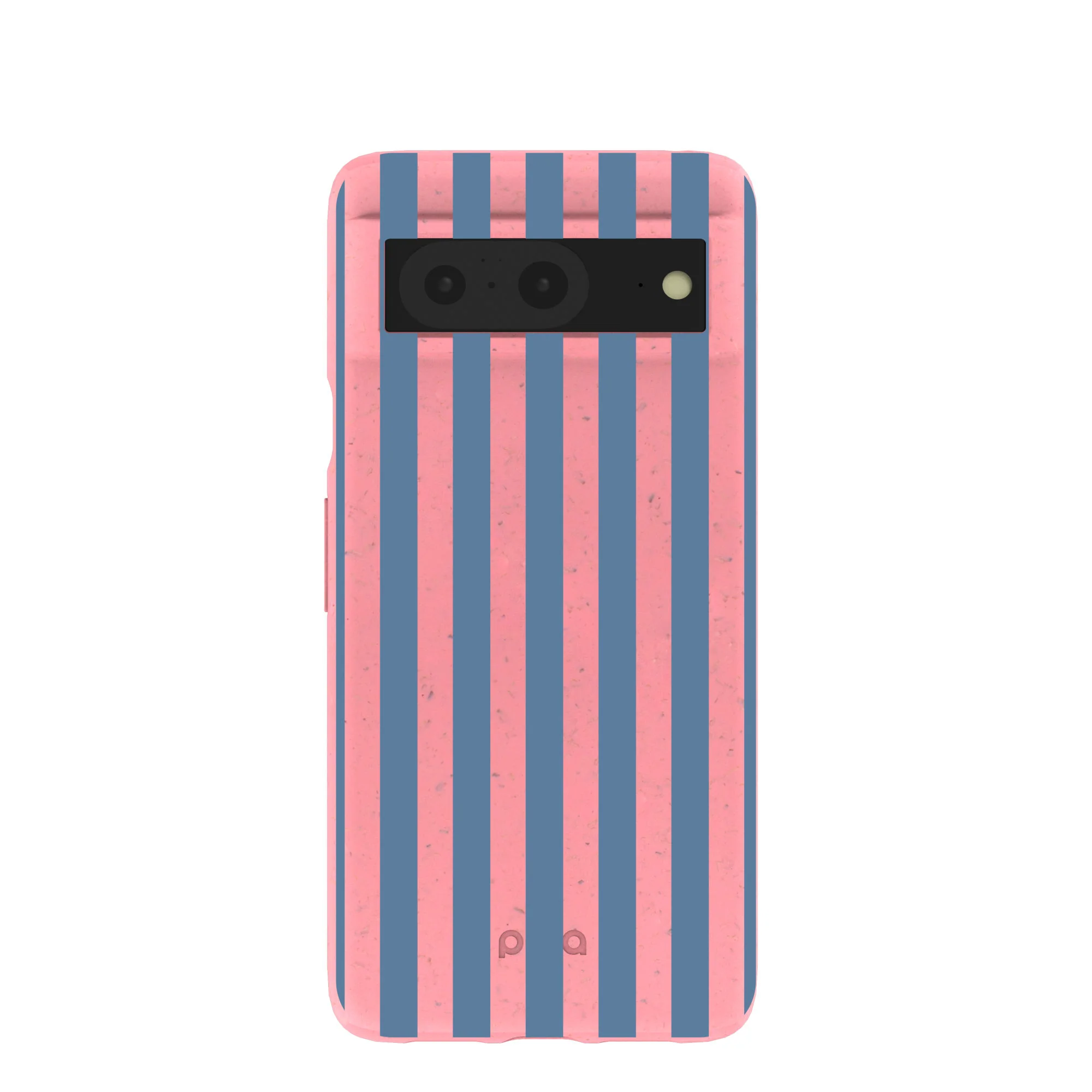 Bubblegum Pink Candy Blue Stripes Google Pixel 8 Case