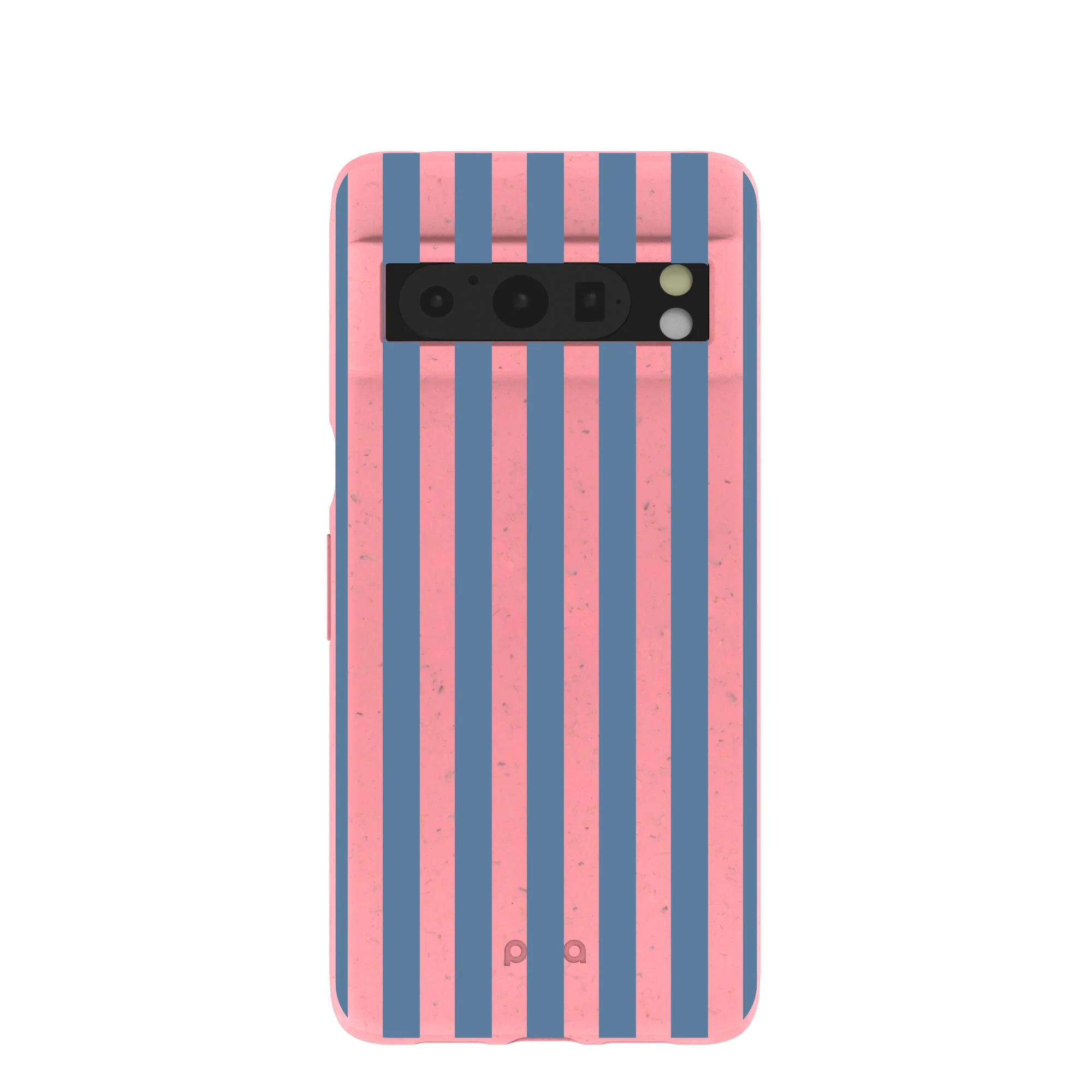 Bubblegum Pink Candy Blue Stripes Google Pixel 8 Pro Case