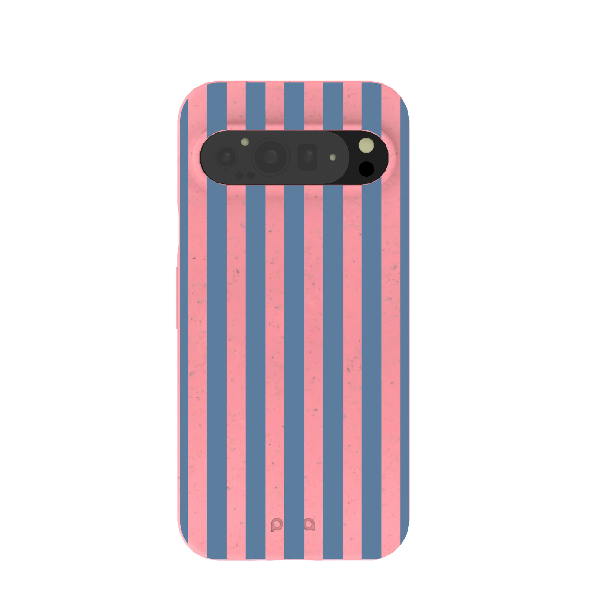 Bubblegum Pink Candy Blue Stripes Google Pixel 9 Pro XL Case
