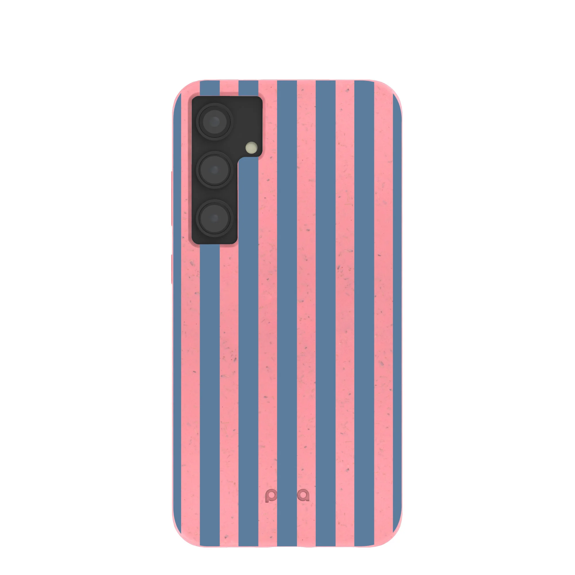 Bubblegum Pink Candy Blue Stripes Samsung Galaxy S24+(Plus) Case