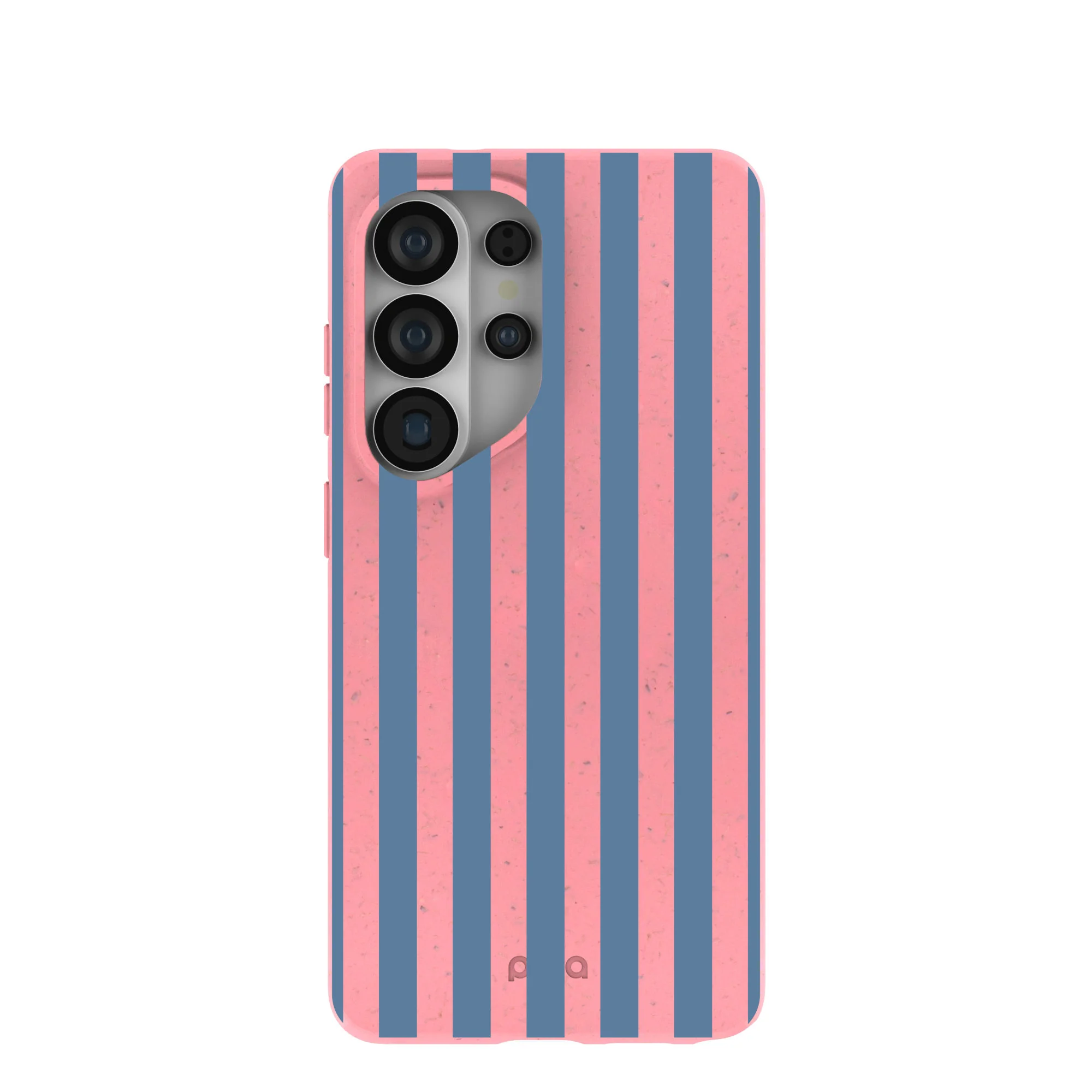 Bubblegum Pink Candy Blue Stripes Samsung Galaxy S26 Ultra Case