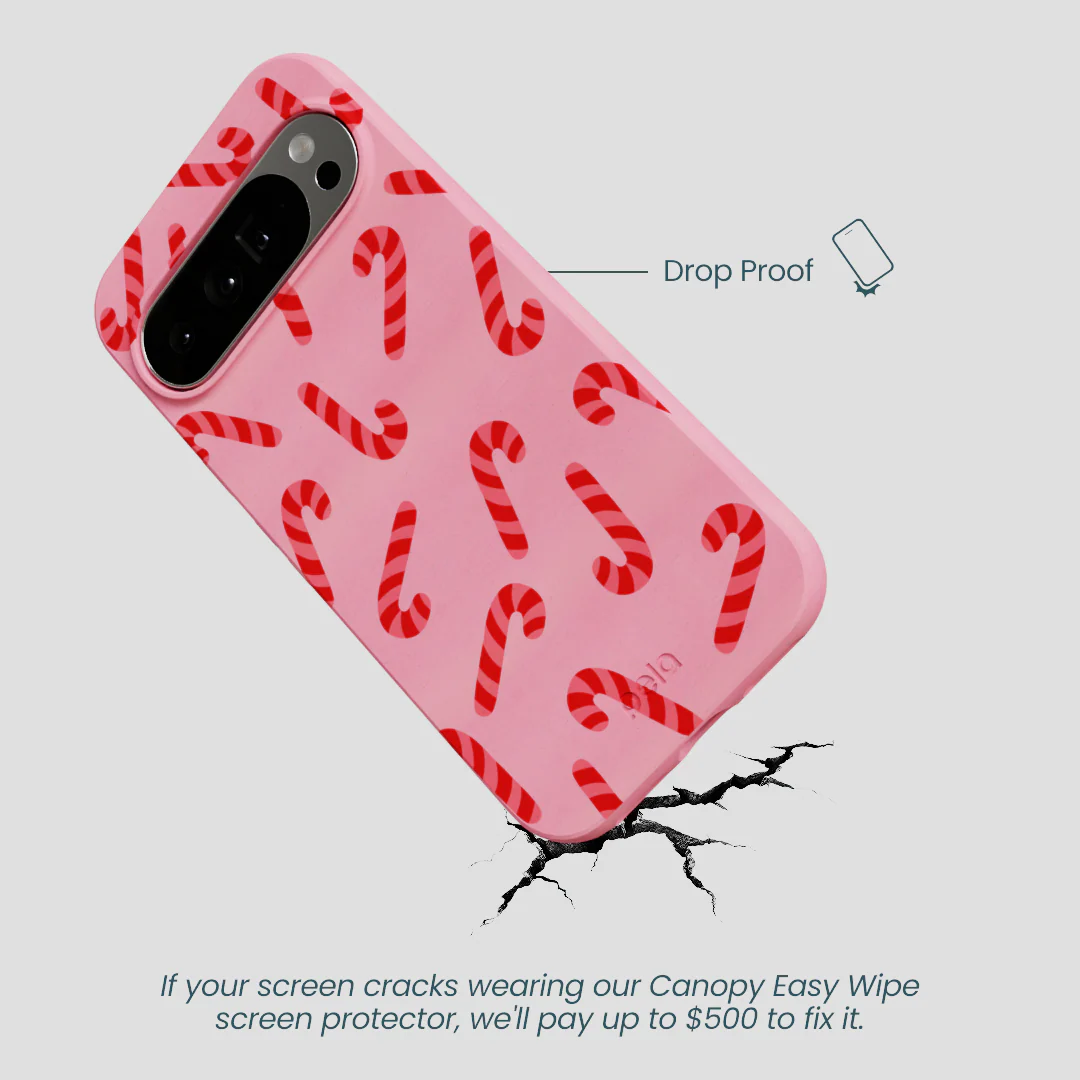 Bubblegum Pink Candy Cane Chaos Google Pixel 10 Pro XL Case - Image 5