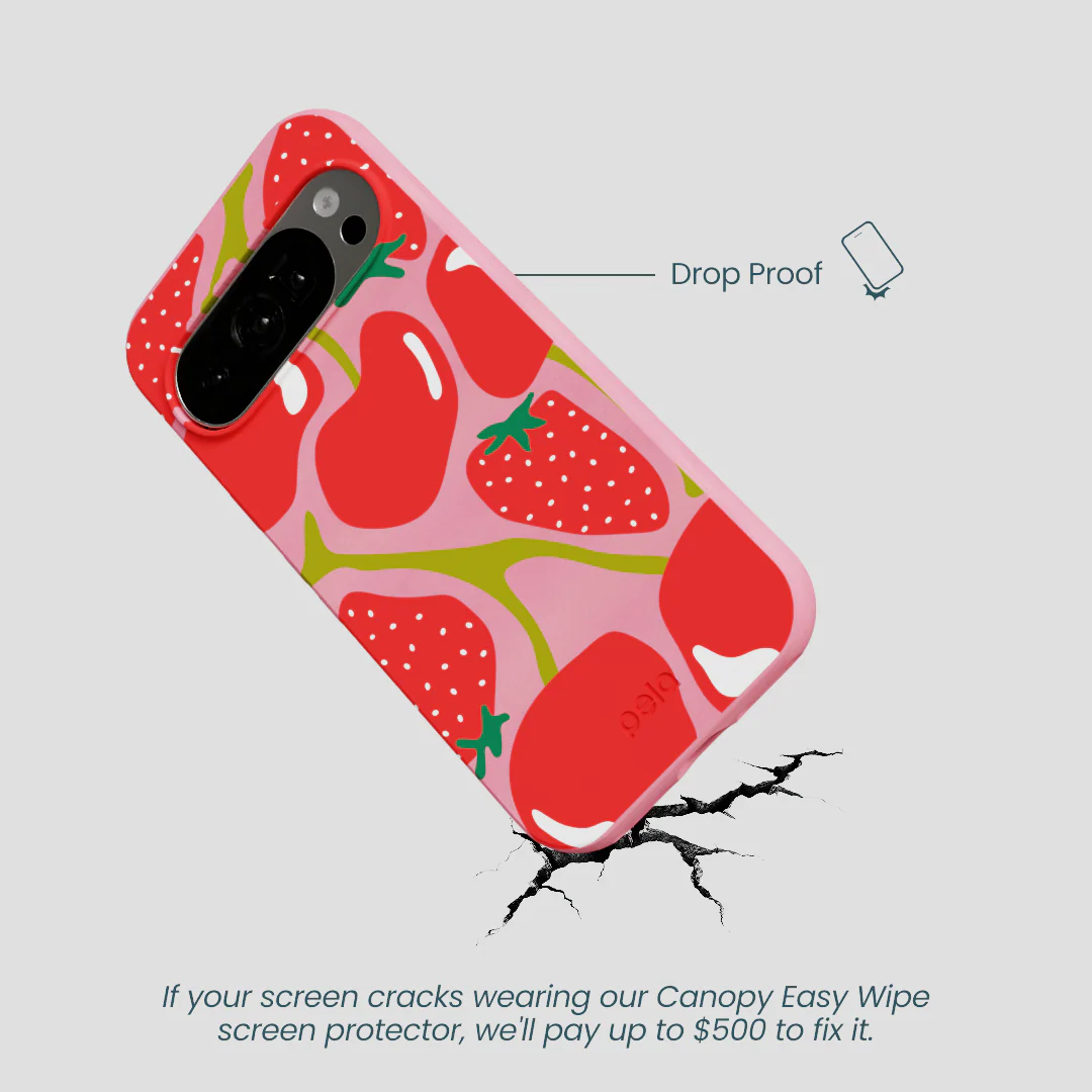 Bubblegum Pink Cherry Berry Google Pixel 10/10 Pro Case - Image 5