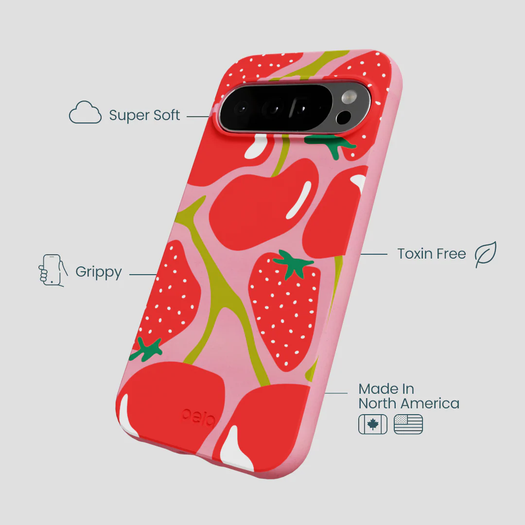 Bubblegum Pink Cherry Berry Google Pixel 10 Pro XL Case - Image 4