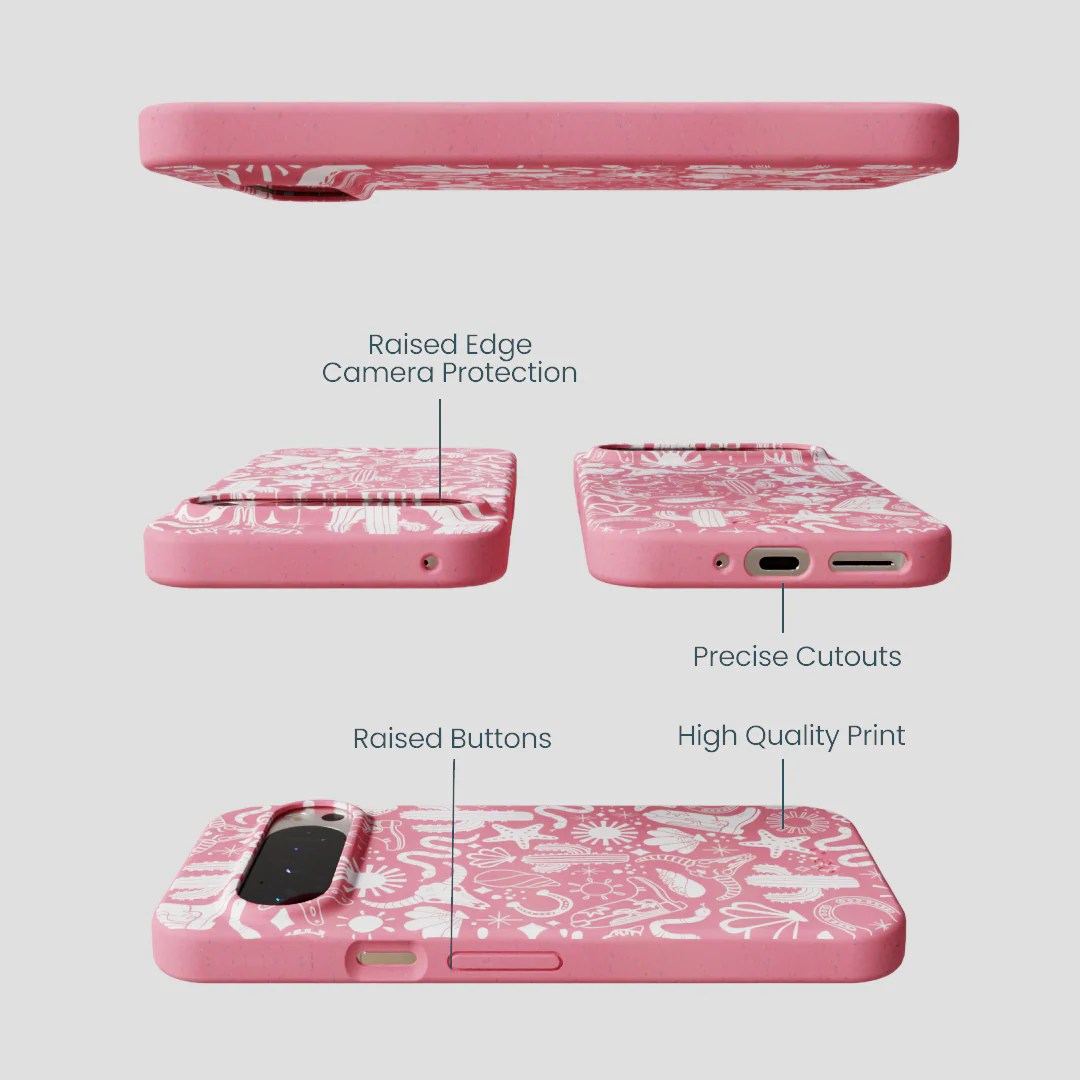 Bubblegum Pink Coastal Rodeo Google Pixel 9/9 Pro Case - Image 3