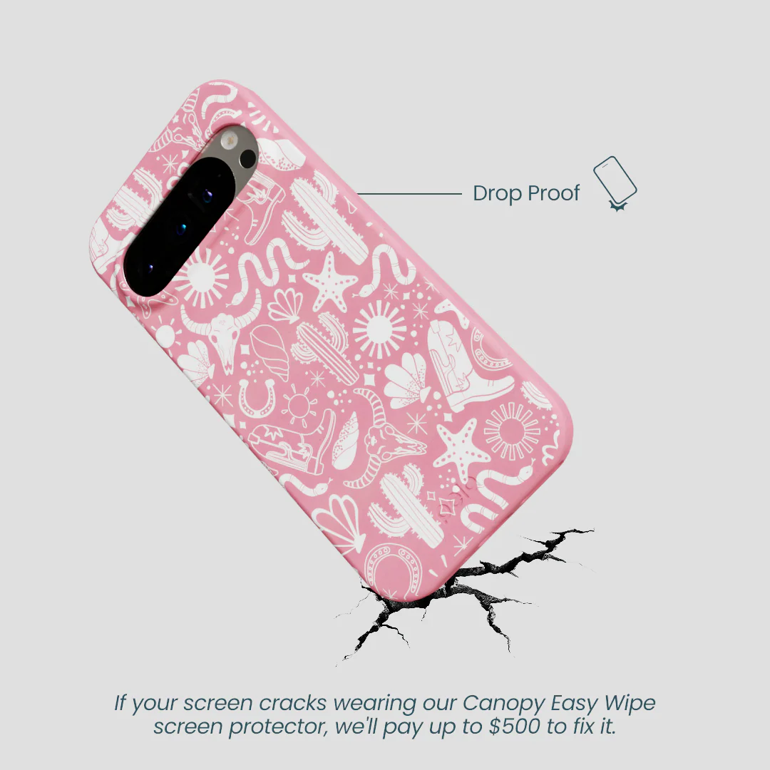 Bubblegum Pink Coastal Rodeo Google Pixel 9/9 Pro Case - Image 5