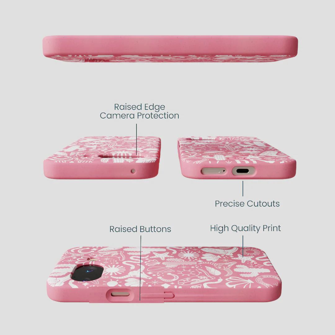 Bubblegum Pink Coastal Rodeo Google Pixel 9a Case - Image 3