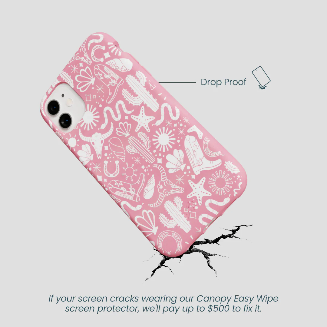 Bubblegum Pink Coastal Rodeo iPhone 11 Case - Image 5