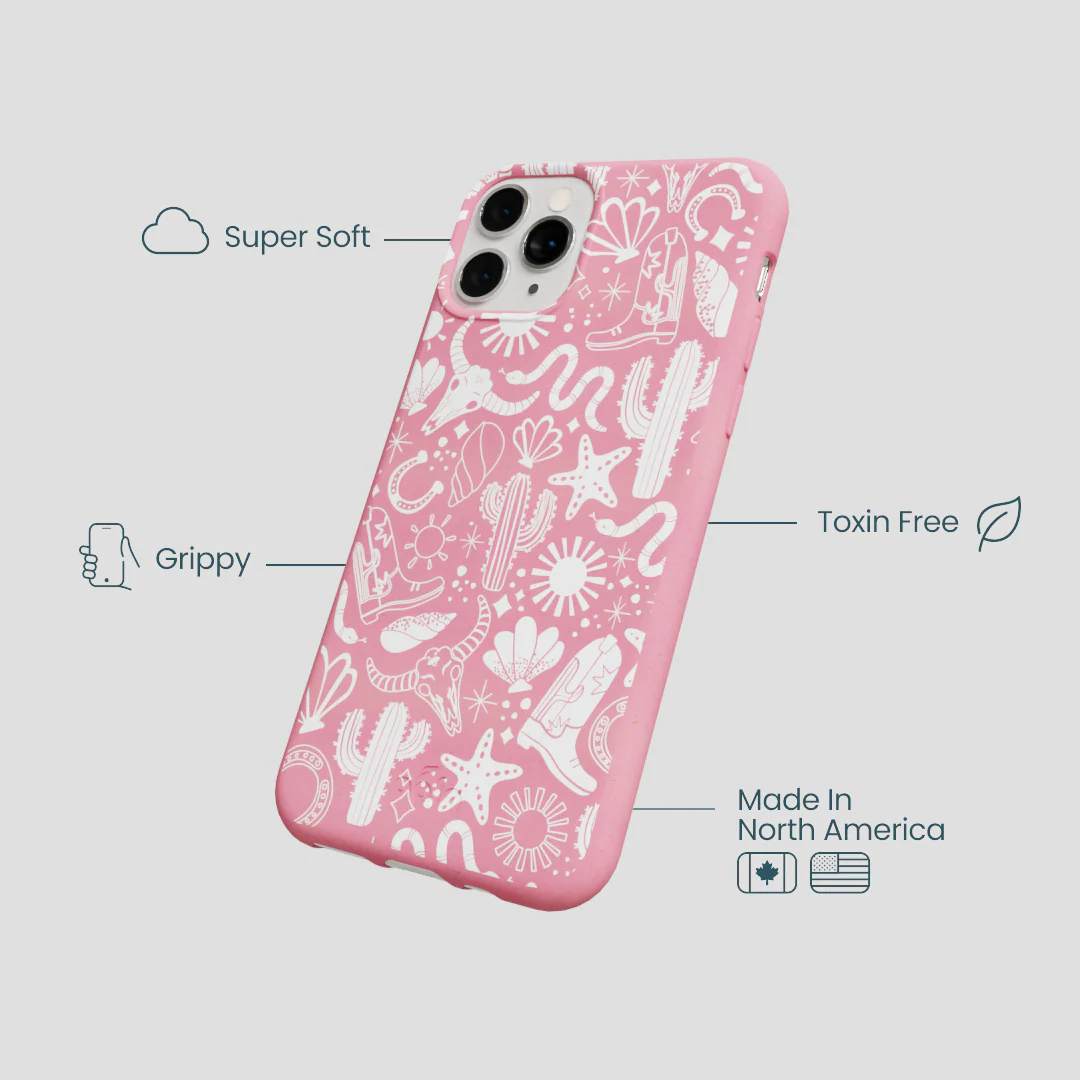 Bubblegum Pink Coastal Rodeo iPhone 11 Pro Case - Image 3