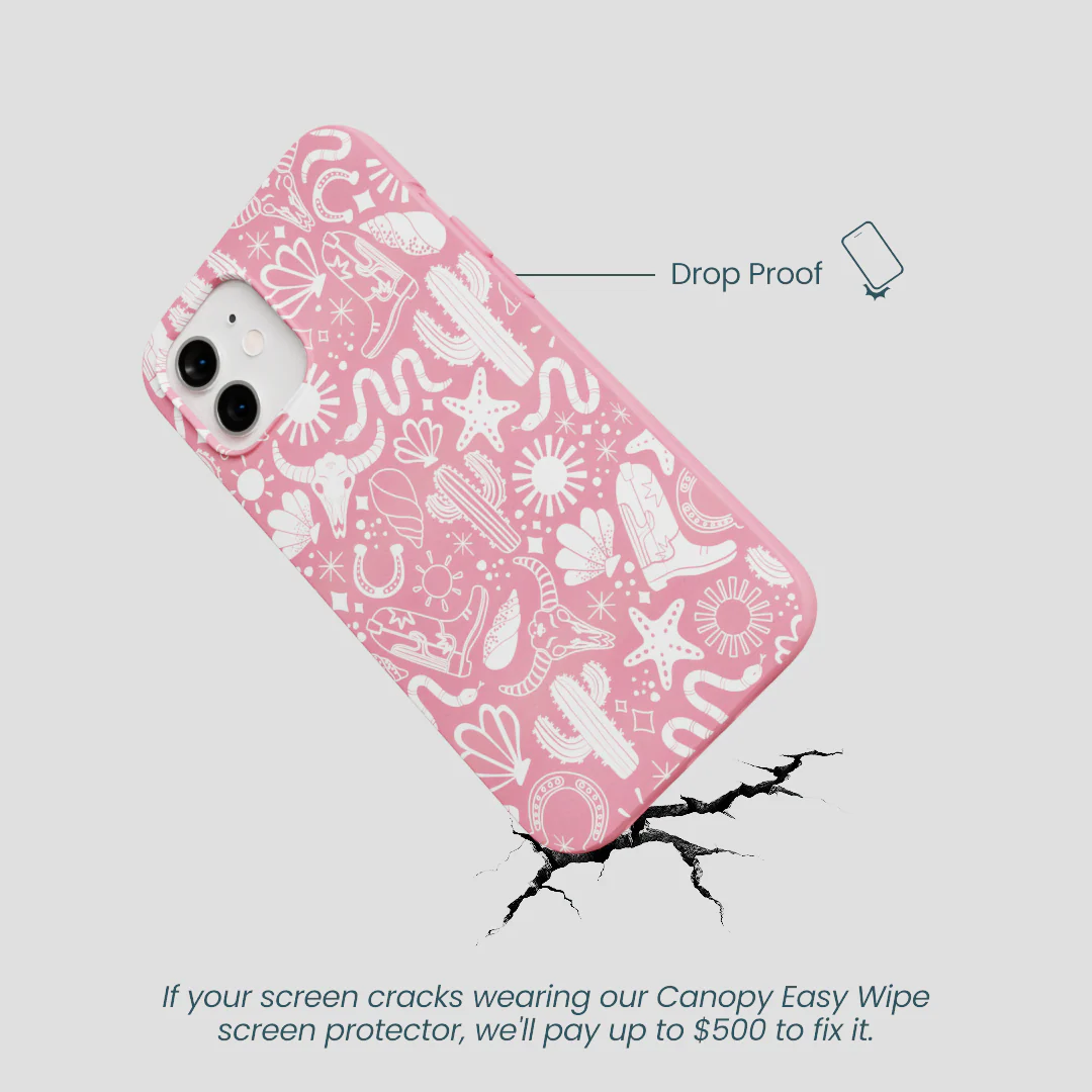 Bubblegum Pink Coastal Rodeo iPhone 12/ iPhone 12 Pro Case - Image 5