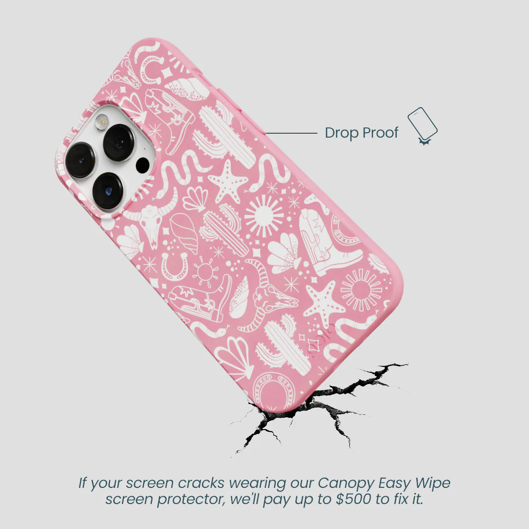 Bubblegum Pink Coastal Rodeo iPhone 13 Pro Max Case - Image 5