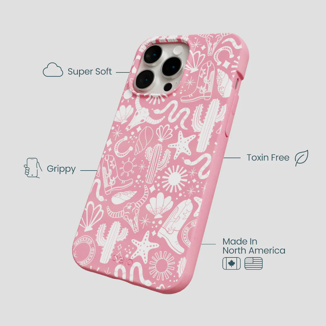 Bubblegum Pink Coastal Rodeo iPhone 15 Pro Max Case - Image 4