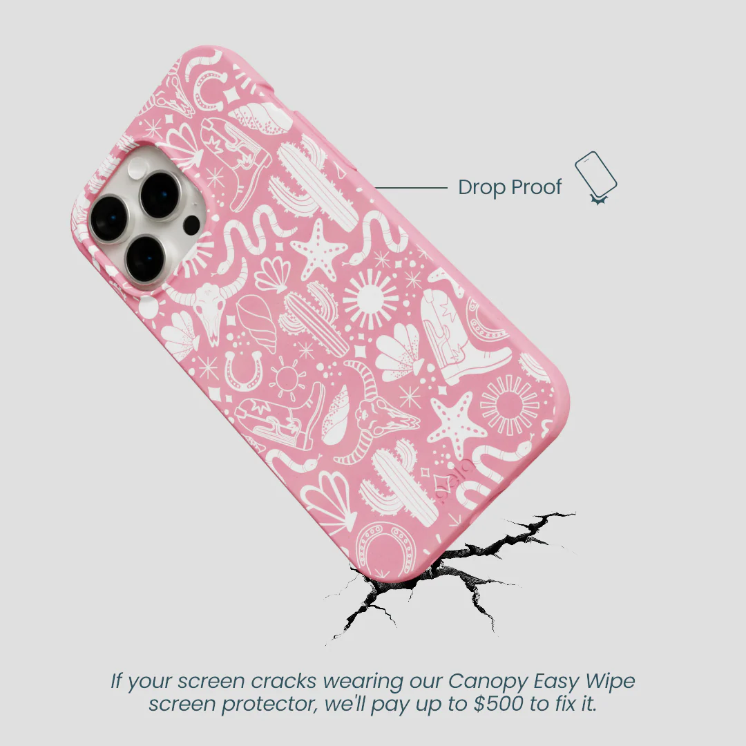 Bubblegum Pink Coastal Rodeo iPhone 15 Pro Max Case - Image 5