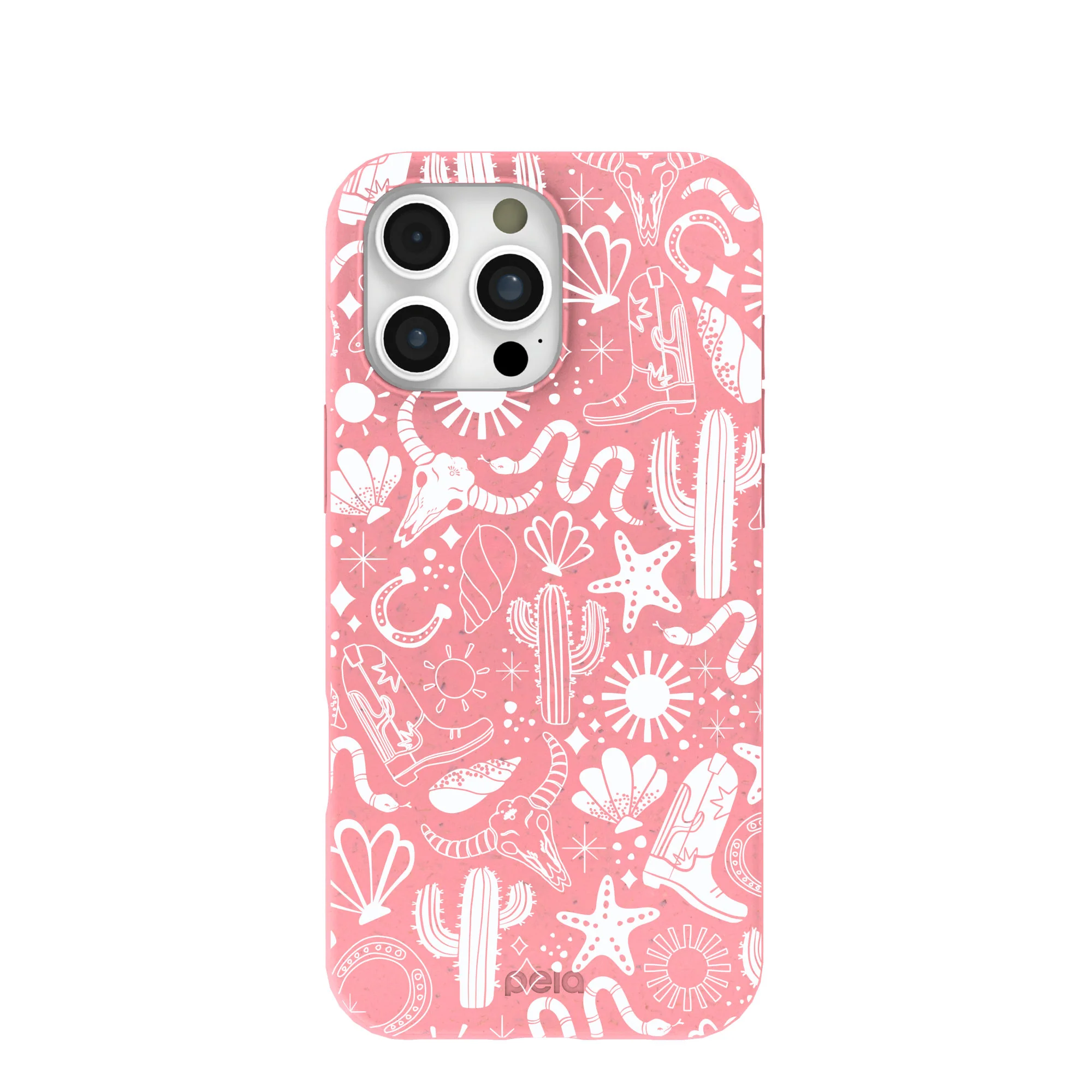 Bubblegum Pink Coastal Rodeo iPhone 16 Pro Max Case