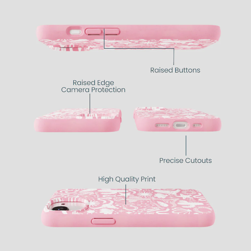 Bubblegum Pink Coastal Rodeo iPhone 16e/17e Case - Image 3