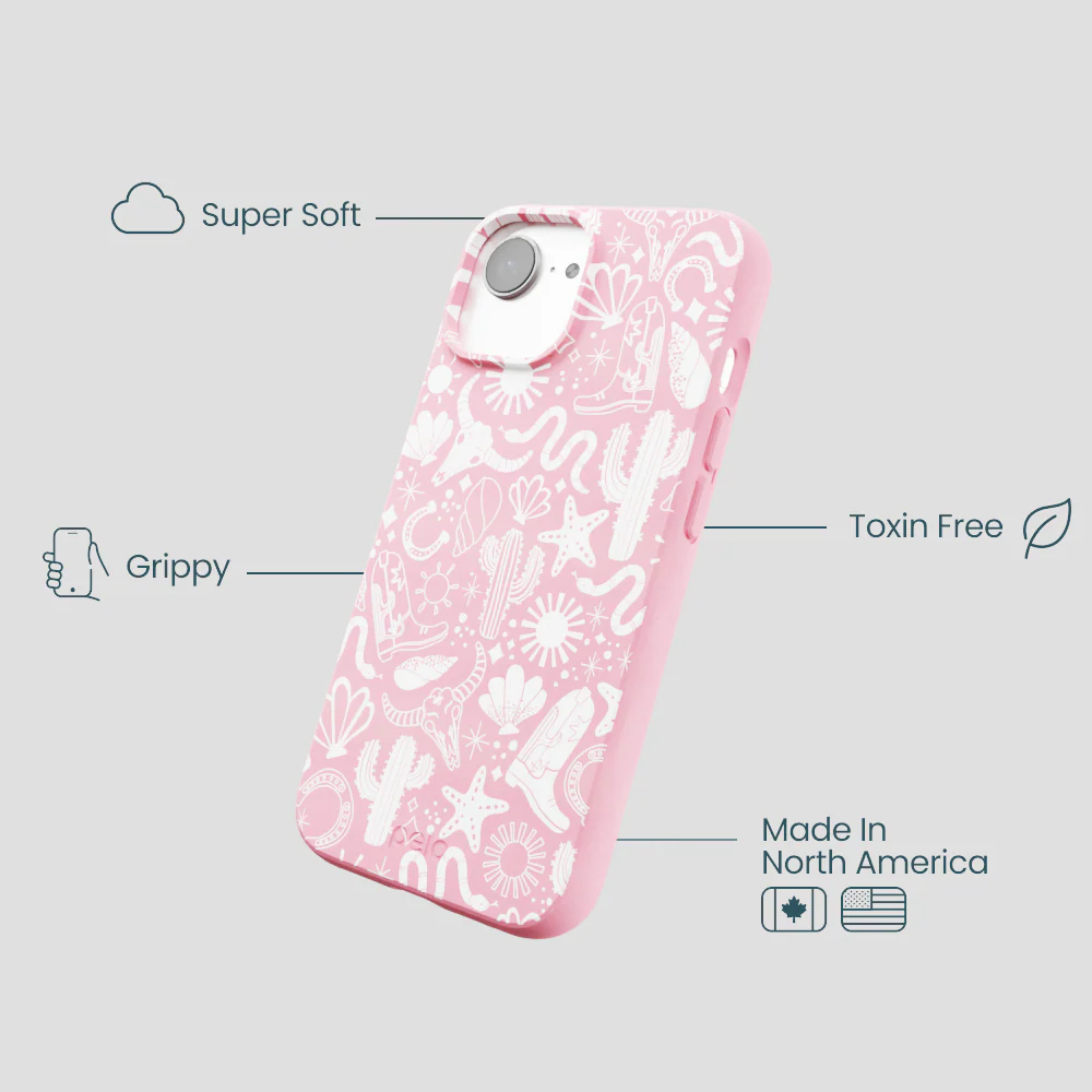 Bubblegum Pink Coastal Rodeo iPhone 16e/17e Case - Image 4