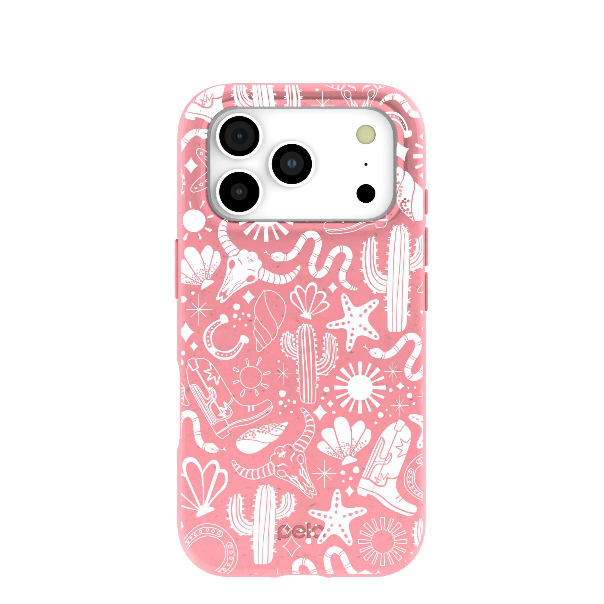 Bubblegum Pink Coastal Rodeo iPhone 17 Pro Case