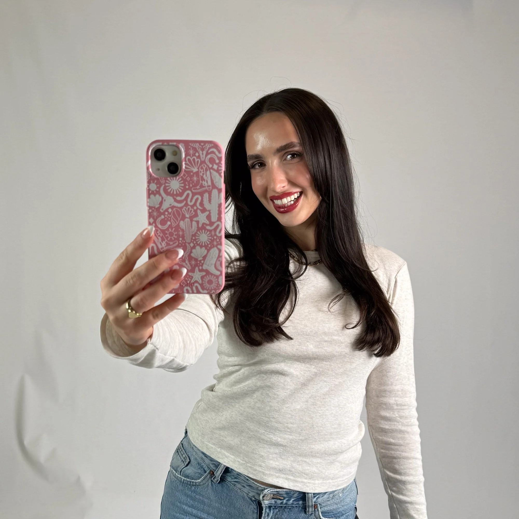 Bubblegum Pink Coastal Rodeo iPhone 17 Pro Case - Image 2