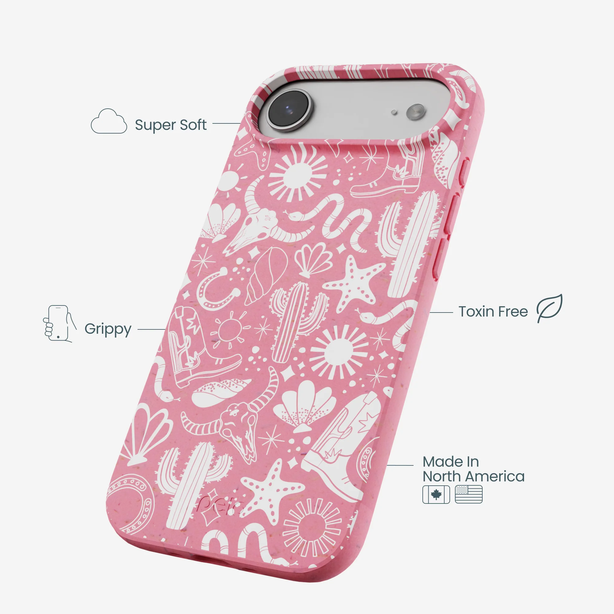 Bubblegum Pink Coastal Rodeo iPhone Air Case - Image 4